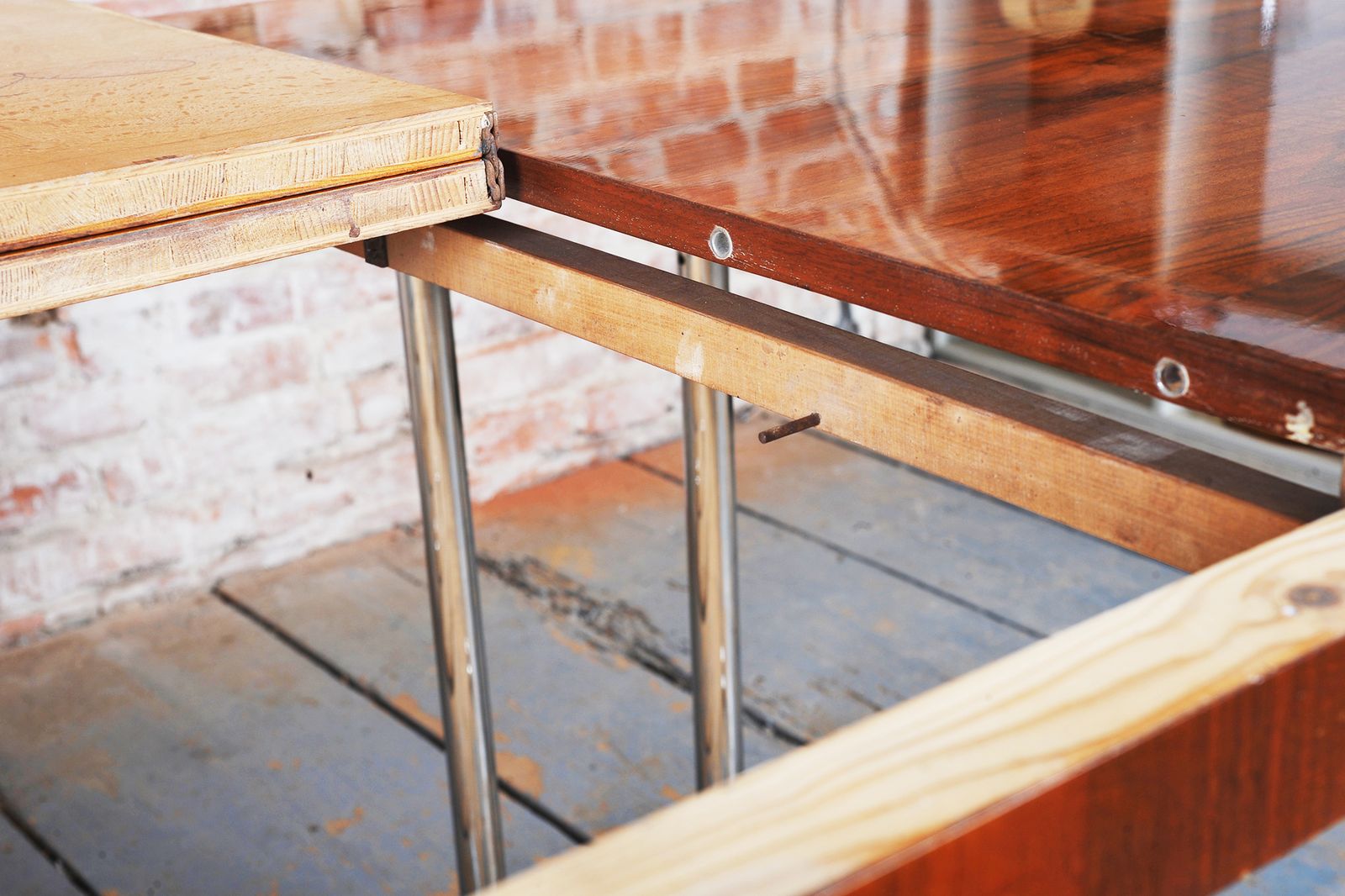 photo for sale Restored Bauhaus Foling Table, By J. Halabala, Up Zavody, Oak, Czech, 1930s