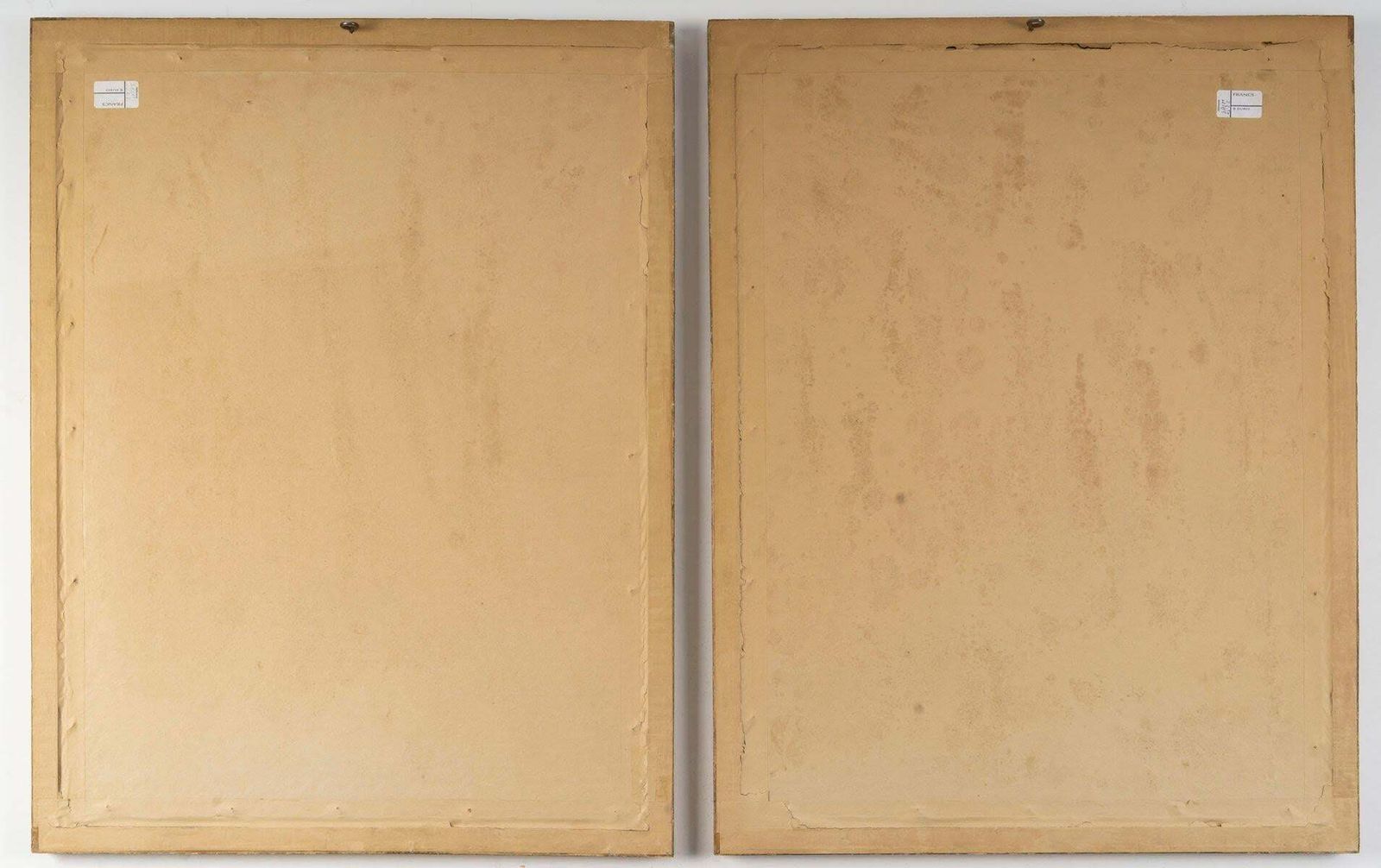 2809.0 Pair Of Watercolours By Schall P And Descourtis, Napoleon III Period. photo