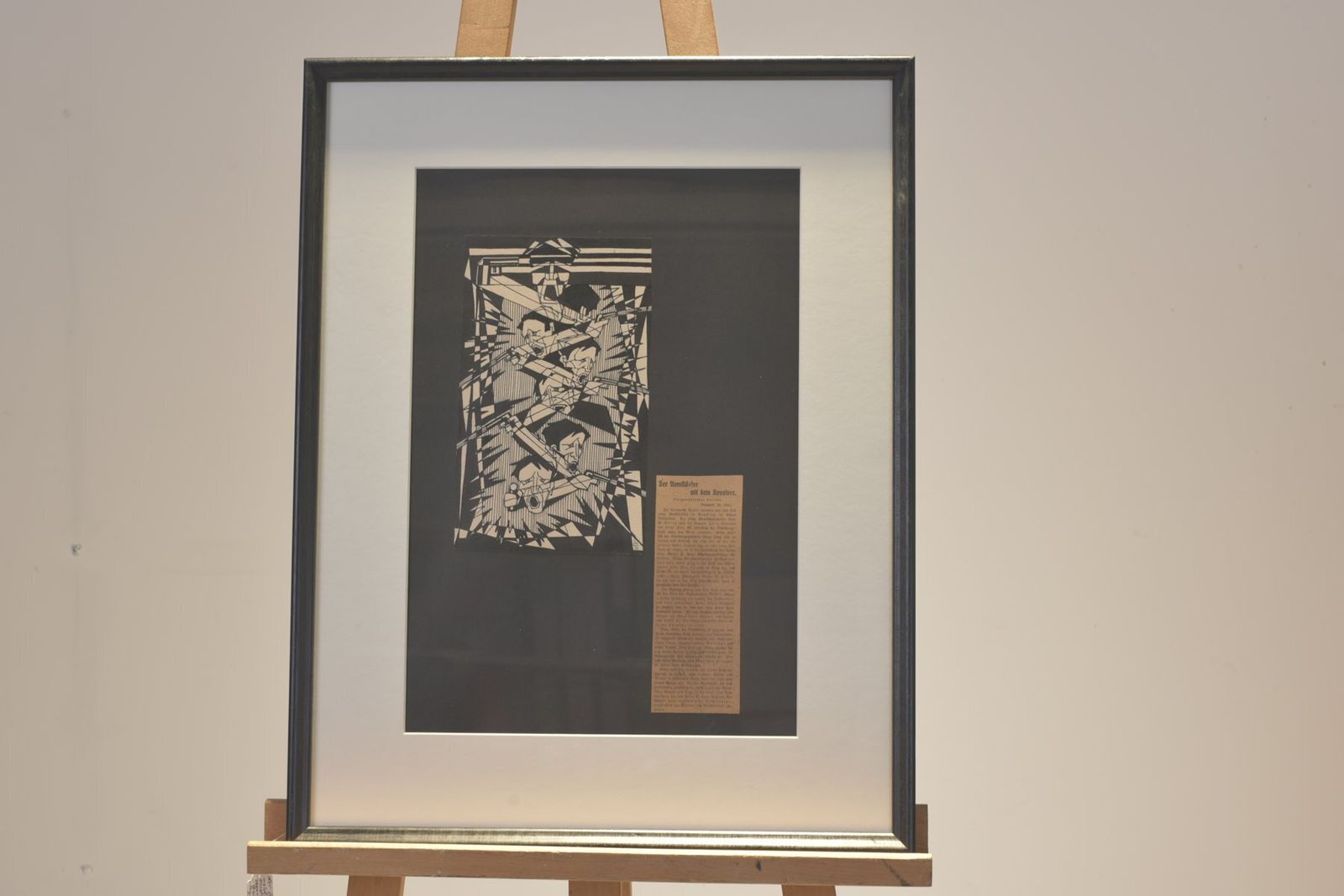 The Gunman With The Revolver, Ink Drawing, 1927