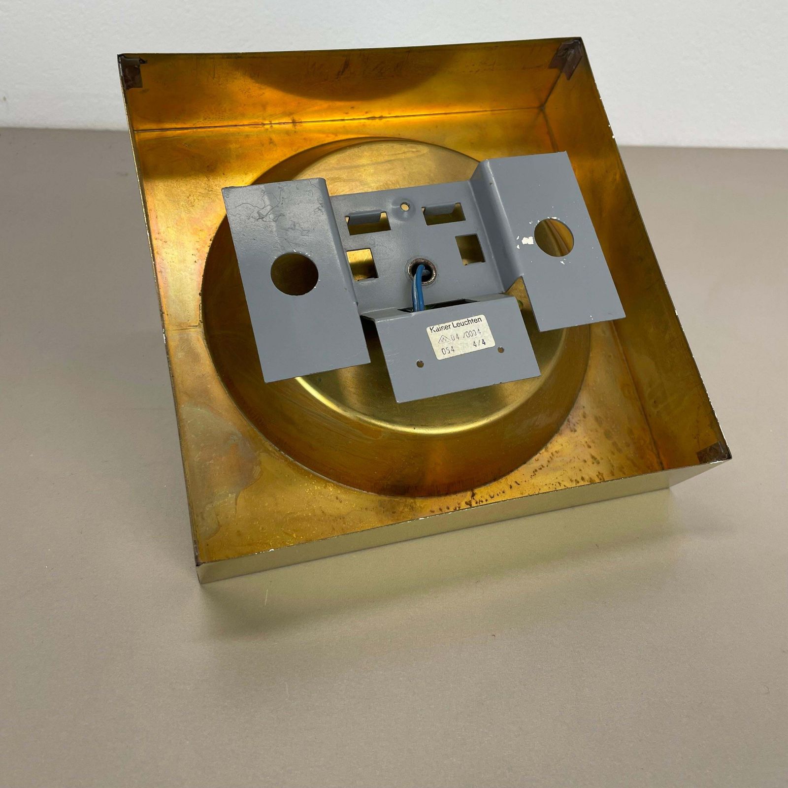 photo buy Rare Brass Pop Art Metal Wall Light By Klaus Hempel For Kaiser Leuchten, 1970s
