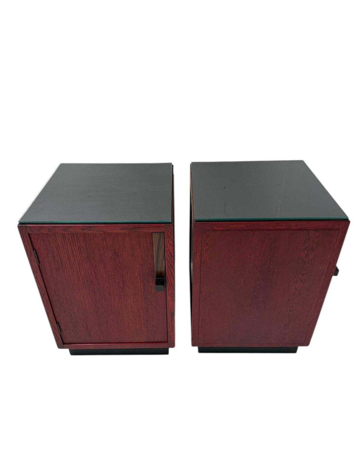Two Art Deco Modernist Nightstands By A.H. Jansen For L.O.V. Oosterbeek, 1920s photo for sale