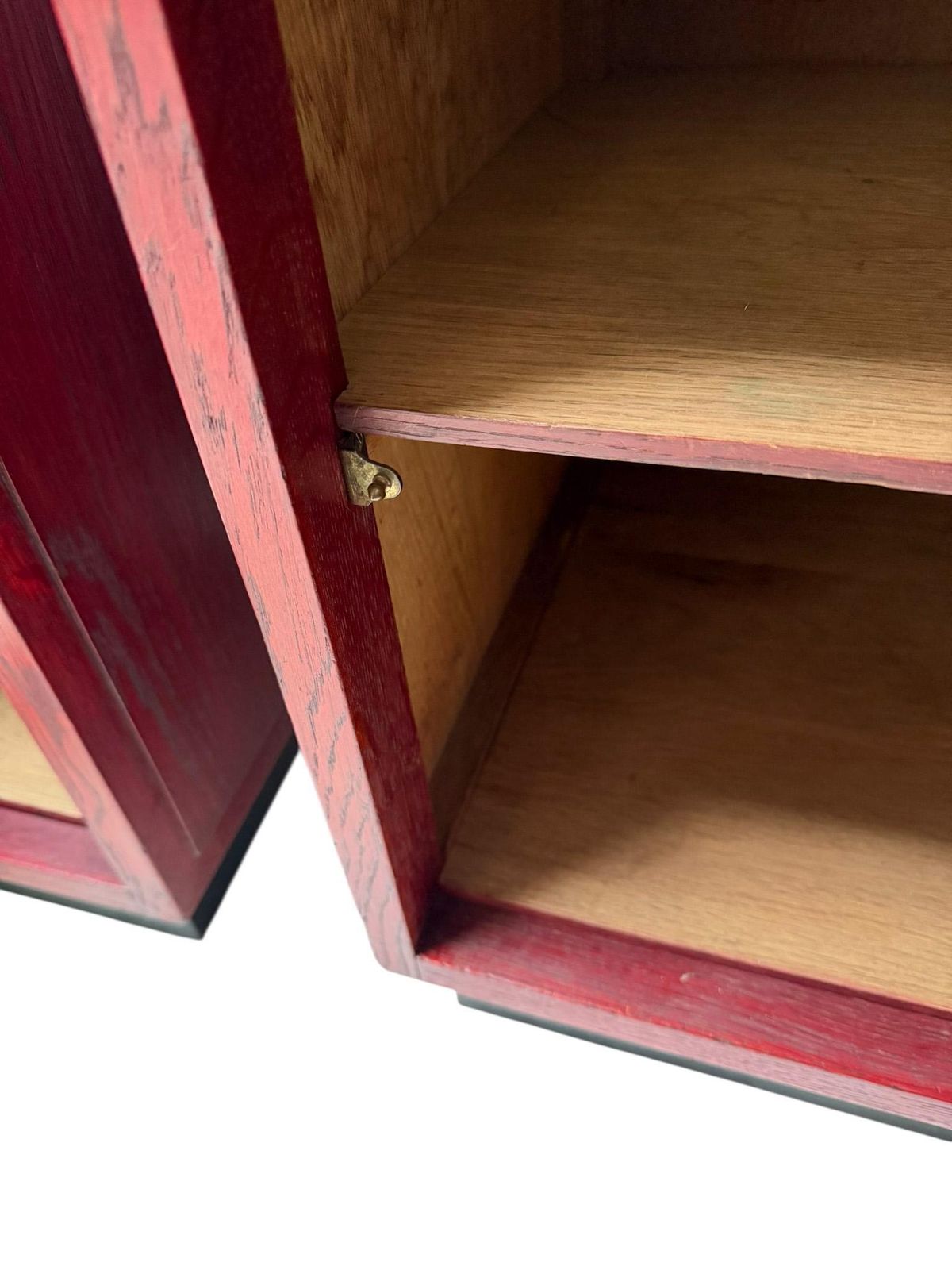photo vinterior Two Art Deco Modernist Nightstands By A.H. Jansen For L.O.V. Oosterbeek, 1920s