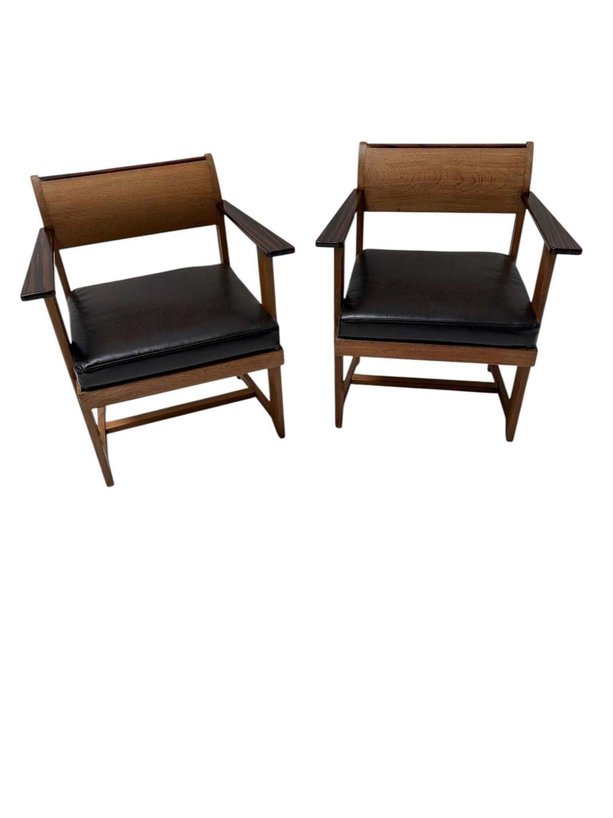 Two Art Deco Modernist Armchairs By Anton Lucas For N.V. Meubelkunst, 1920s photo furniture