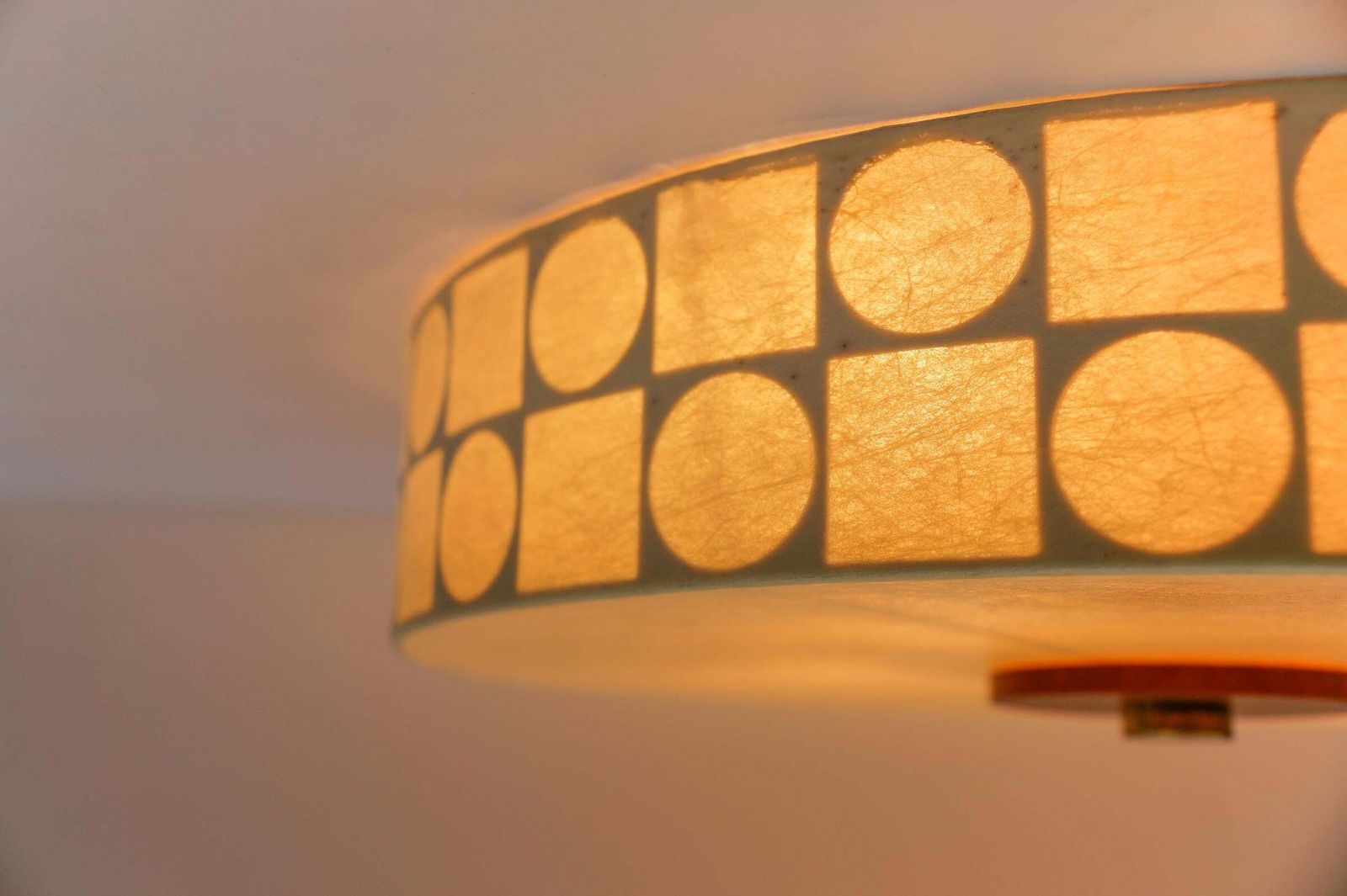 1465.0 Lovely Cocoon Ceiling Light By Friedel Wauer For Goldkant, 1960s Germany photo