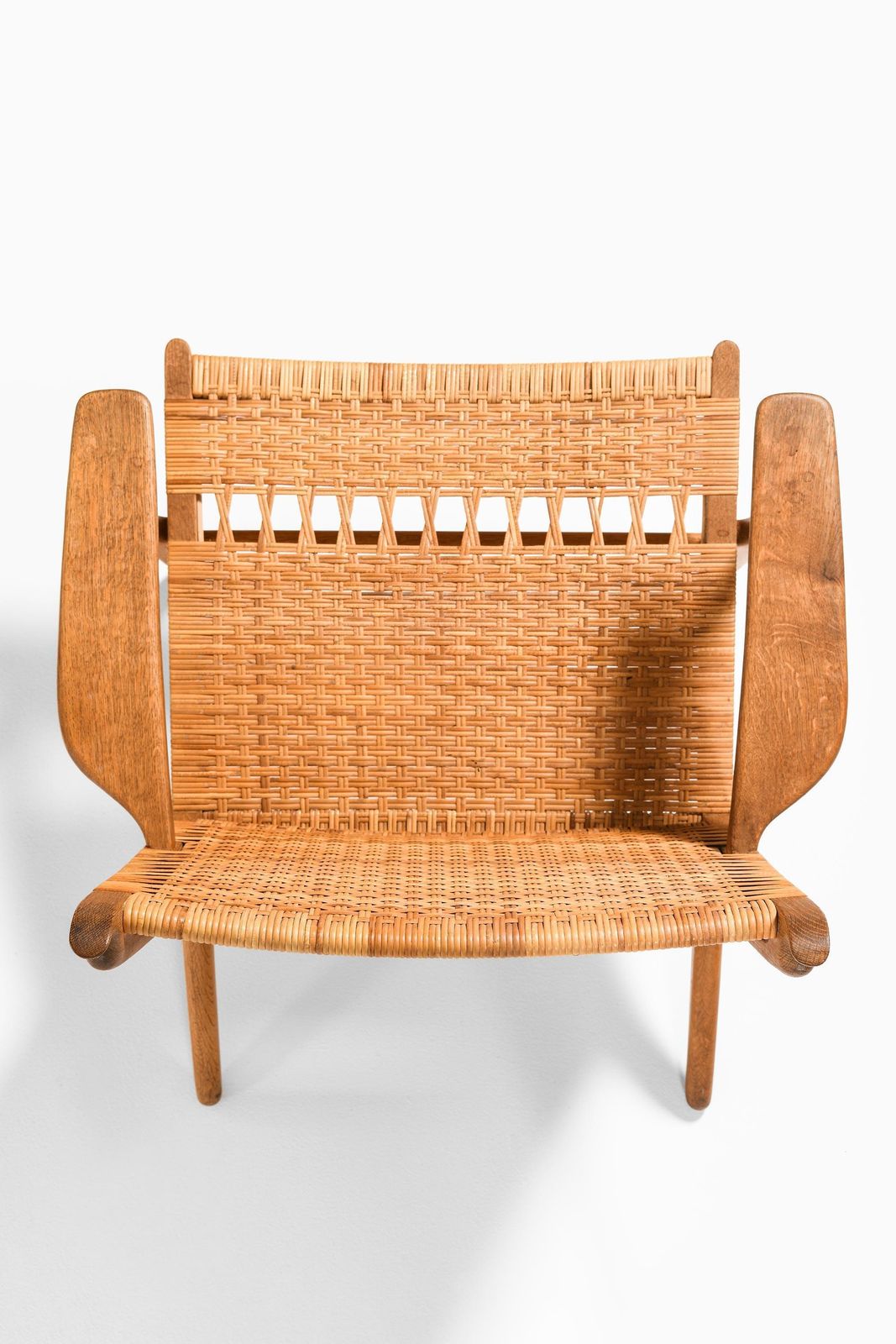 Easy Chair In Cane And Oak By Hans Wegner, 1949 photo furniture