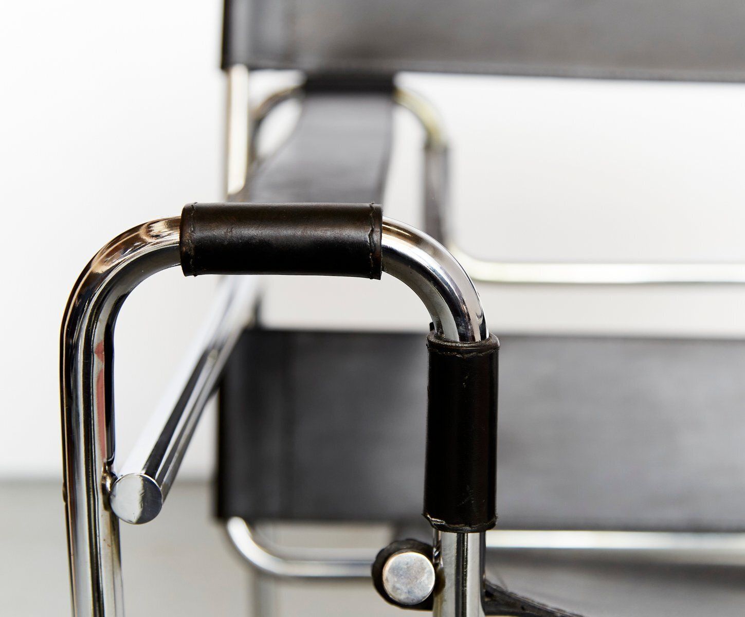 Furniture B3 Wassily Chair By Marcel Breuer For Gavina, 1970s photo