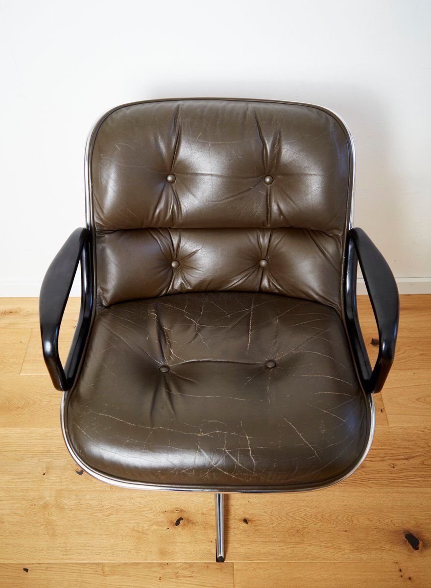 photo vinterior Executive Chair By Charles Pollock For Knoll International, 1960s