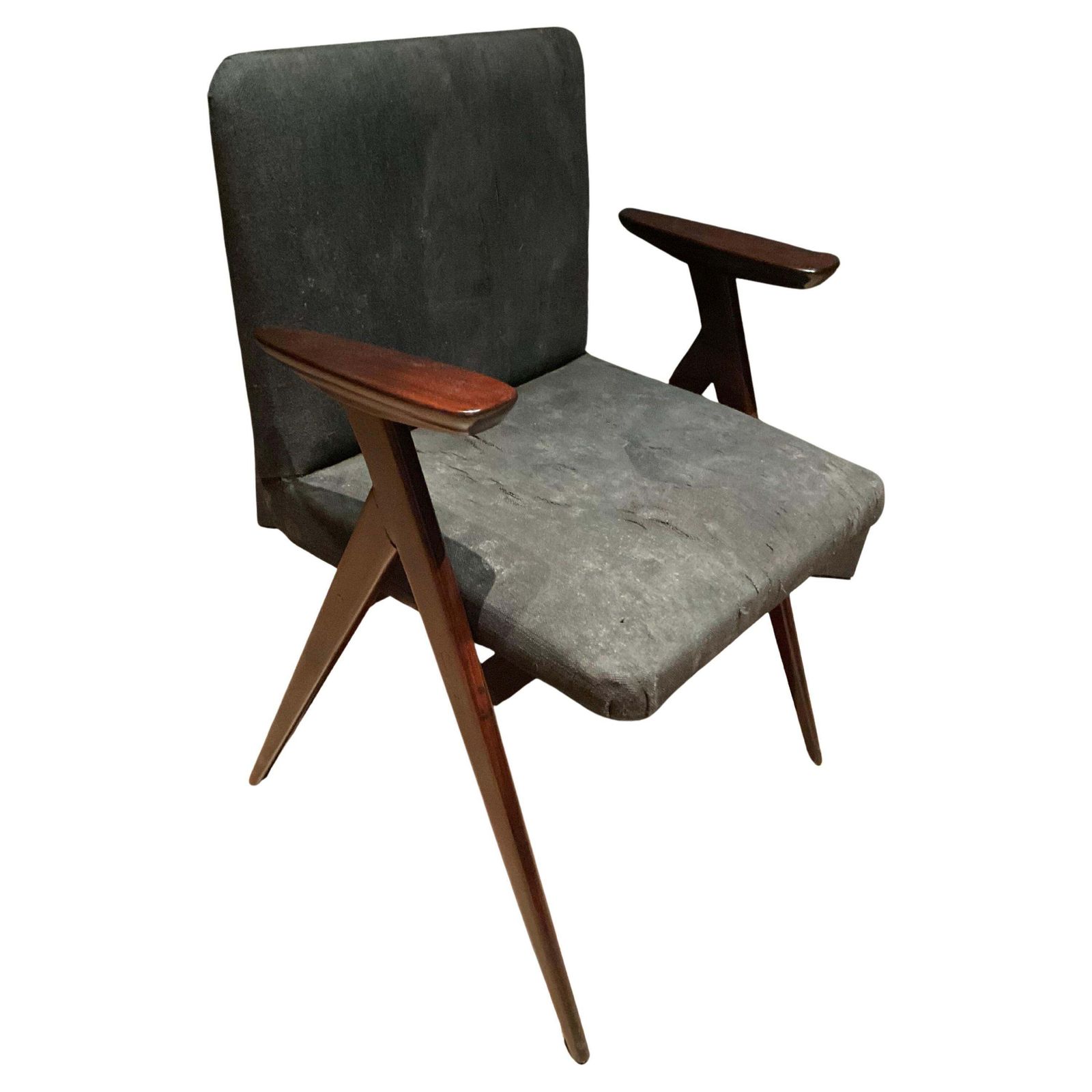 Ico Parisi   Armchair With Arm Rest   Made In Italy 1950s