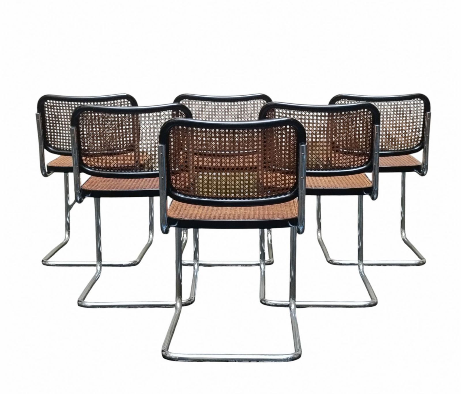 Marcel Breuer Per Gavina Set Of Four Cesca Chairs, Italy 1970s photo vinterior