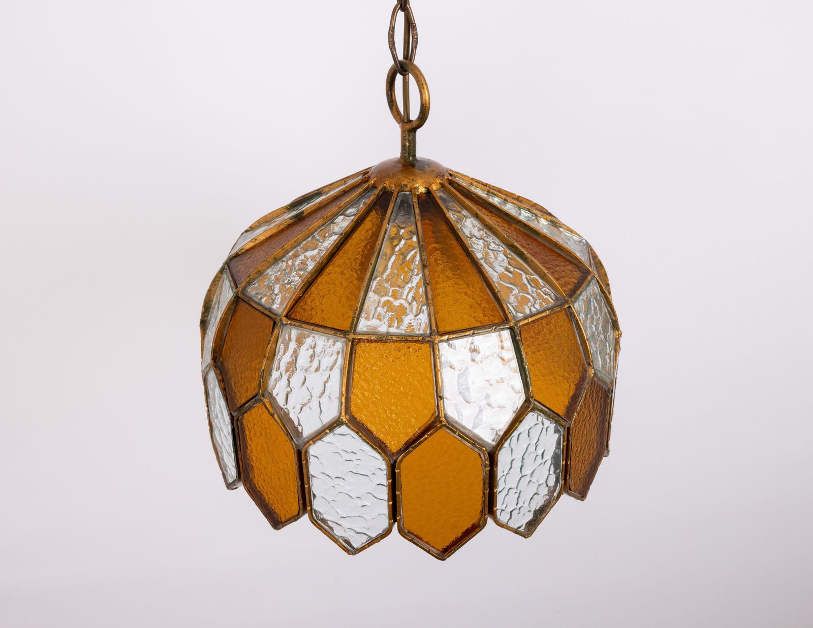 photo for sale Albano Poliarte Brutalist Pendant Lamp By Longobard, Italy, 1970s