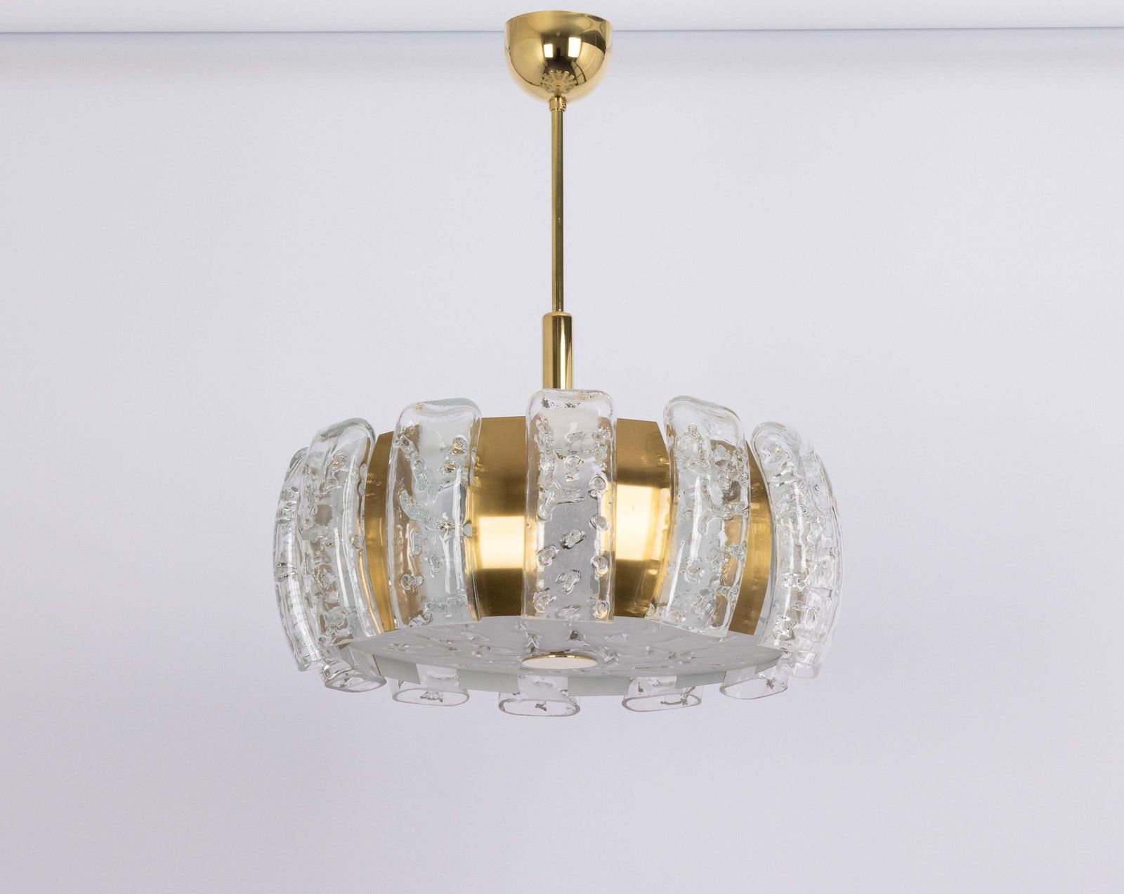 Stunning Doria Ice Glass Tubes Chandelier, Germany, 1960s photo furniture