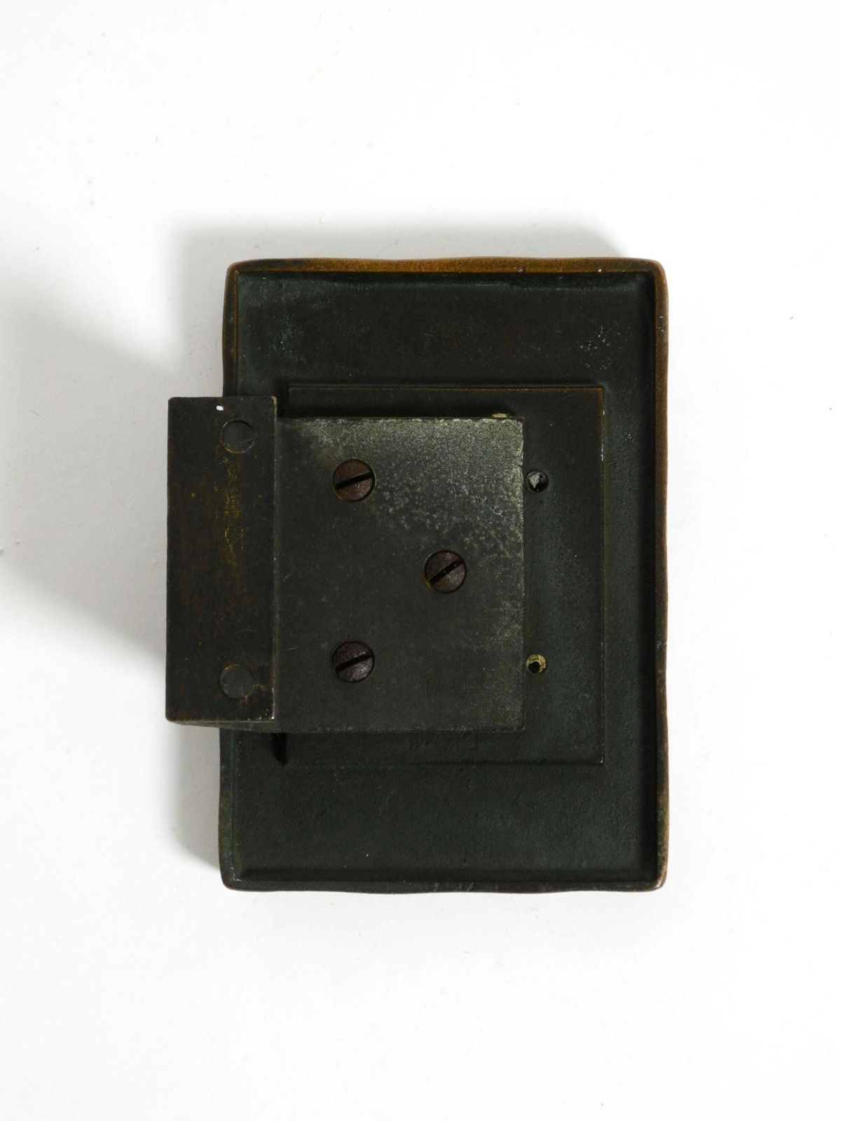 A Set Of Solid, Heavy 1970s Brutalist Pull Handles With Letter Slot And Doorbell photo buy