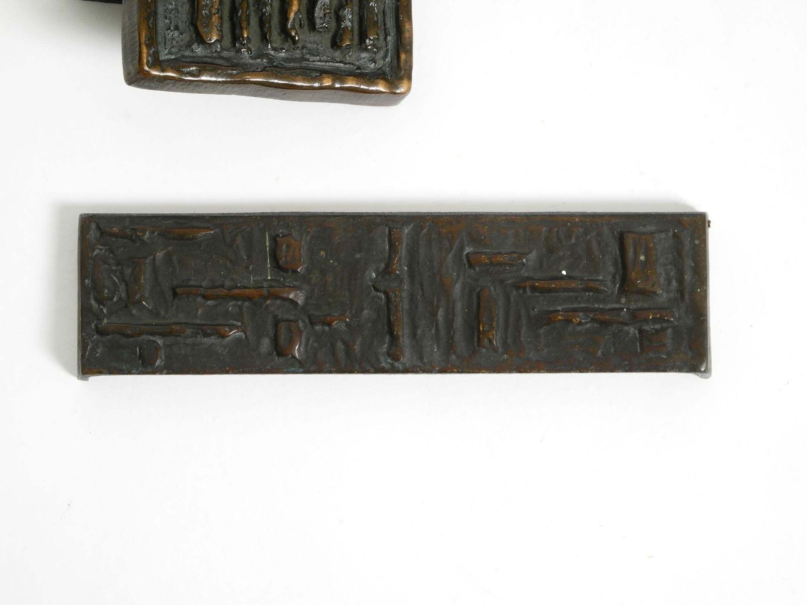 Home Fixtures A Set Of Solid, Heavy 1970s Brutalist Pull Handles With Letter Slot And Doorbell photo