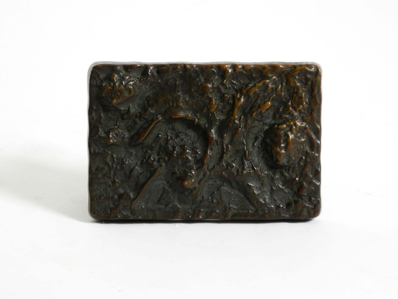 Massive, Heavy 1970s Brutalist Bronze Push Handle By Alpan Germany photo furniture