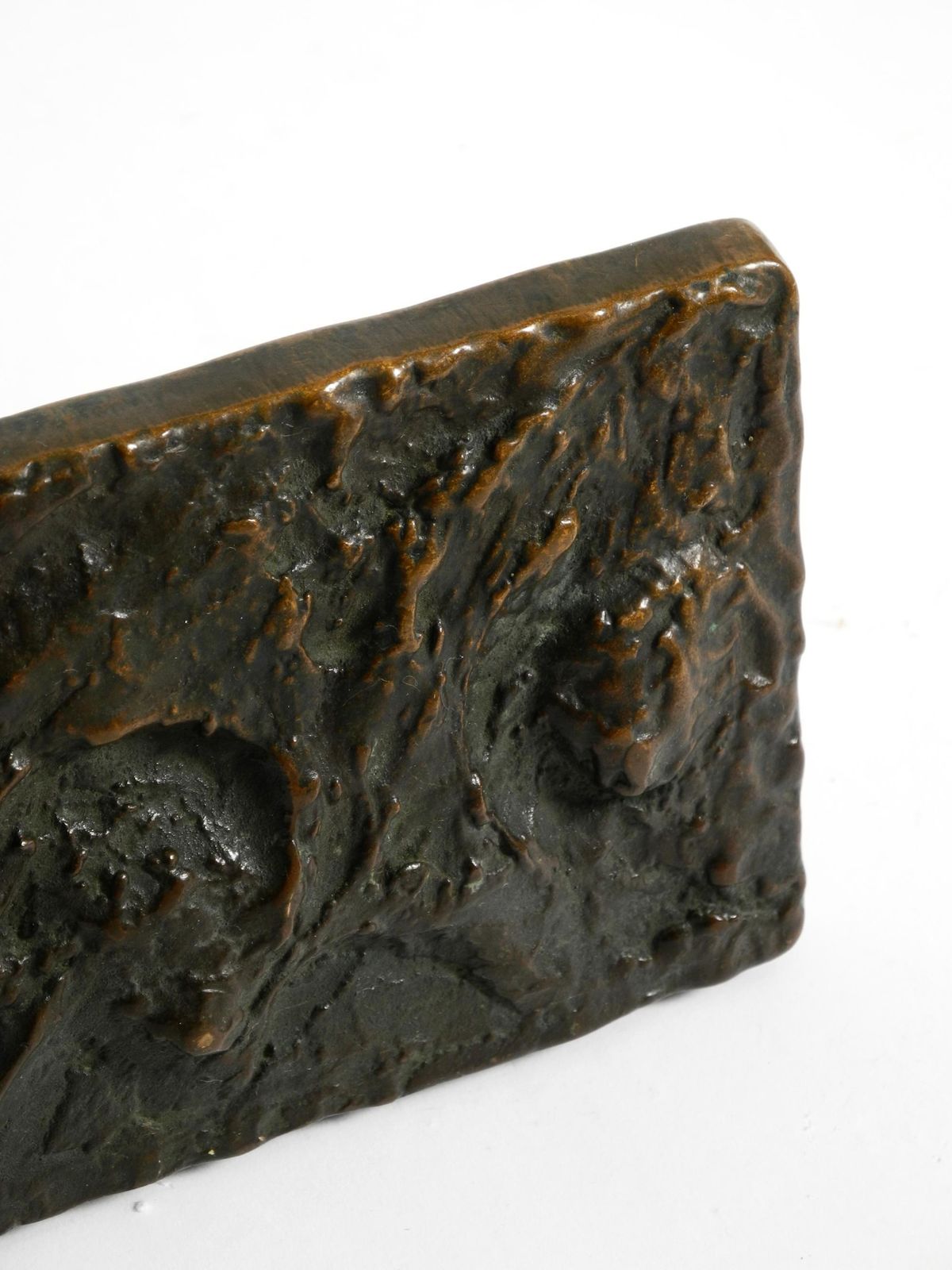 Massive, Heavy 1970s Brutalist Bronze Push Handle By Alpan Germany photo vinterior