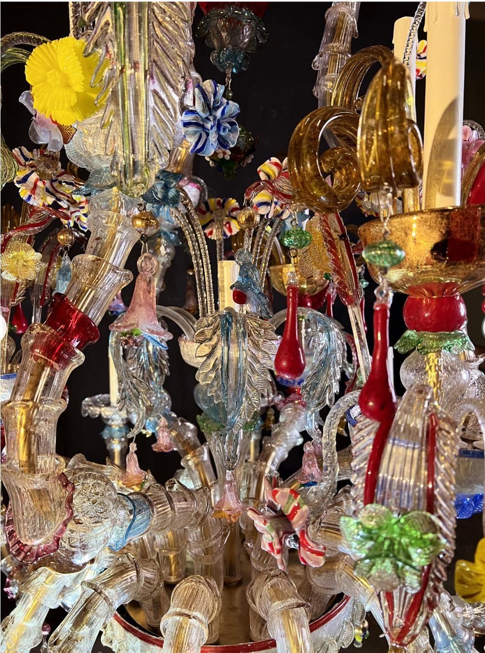 Venetian Rezzonico Chandelier 27 Arms, Murano photo vintage