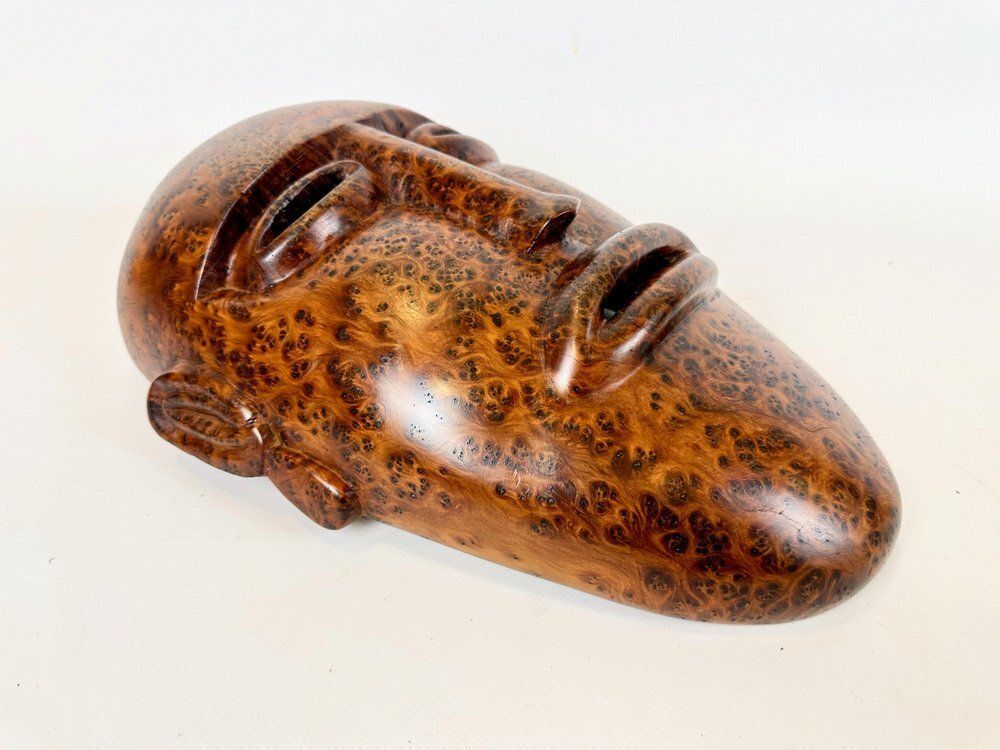 Folk Art Carved Wooden Mask, 20th Century photo 431.0