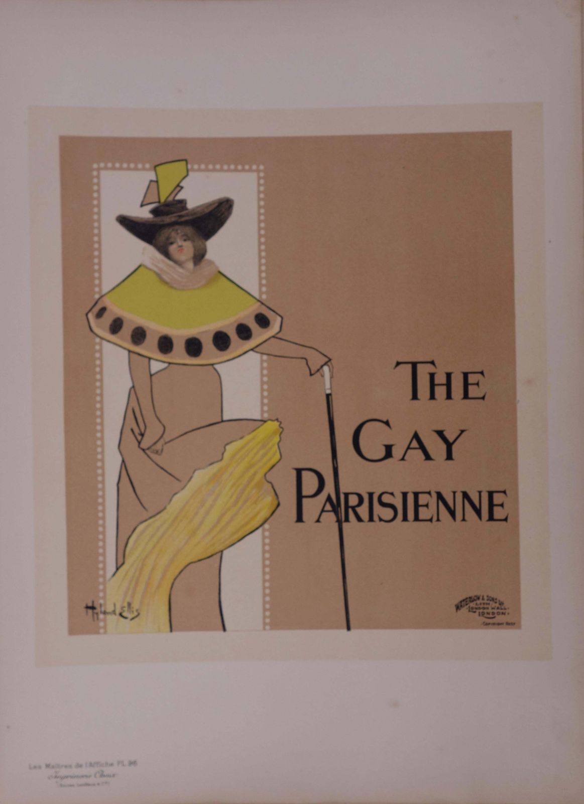 Hyland Ellisthe Gay Parisienne   Lithograph (Les Maîtres De L'affiche), 18971897 photo for sale