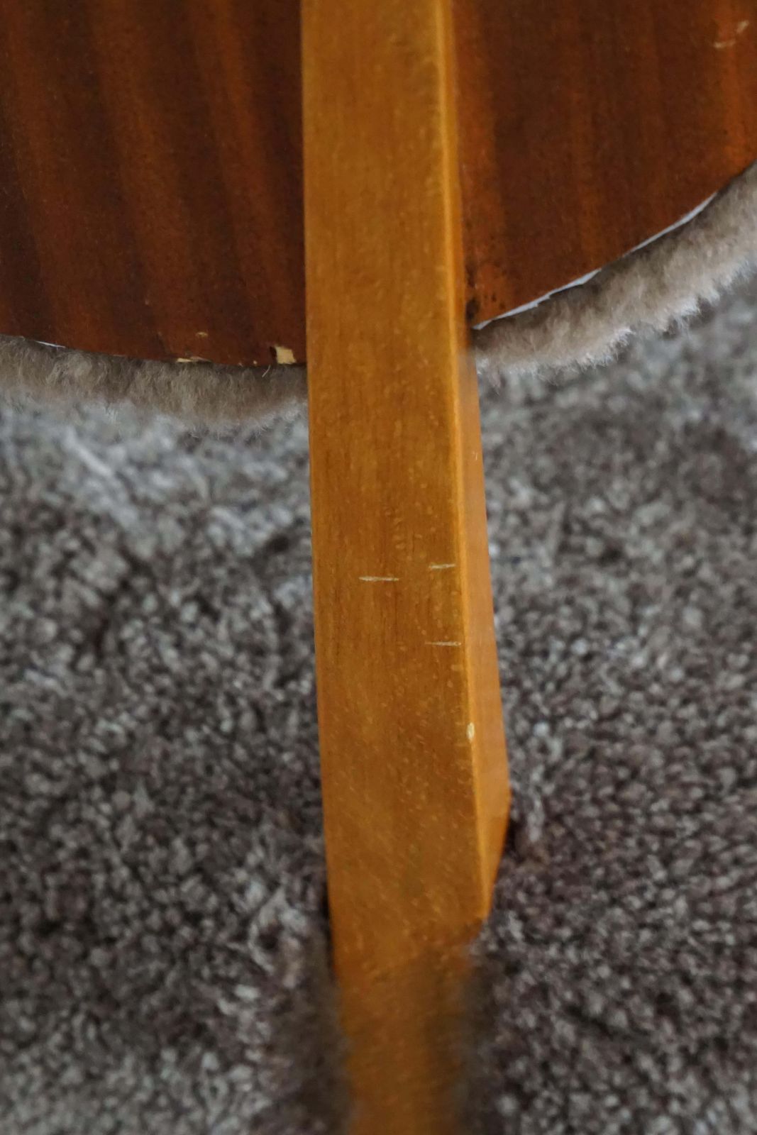 photo for sale Danish Mid 20th Century, Dining / Desk Chair In Lambswool, Eva Koppel, 1950s