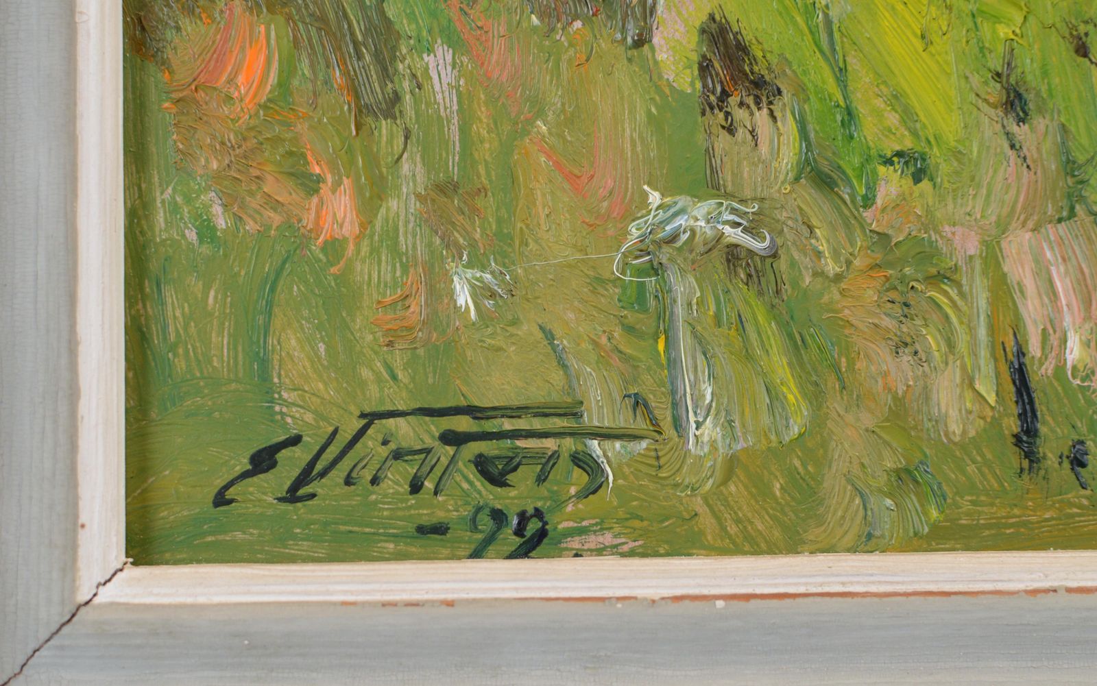 Edgars Vintersmeadow. 1992. Cardboard/Oil. 31x42 Cm1992 photo 383.0