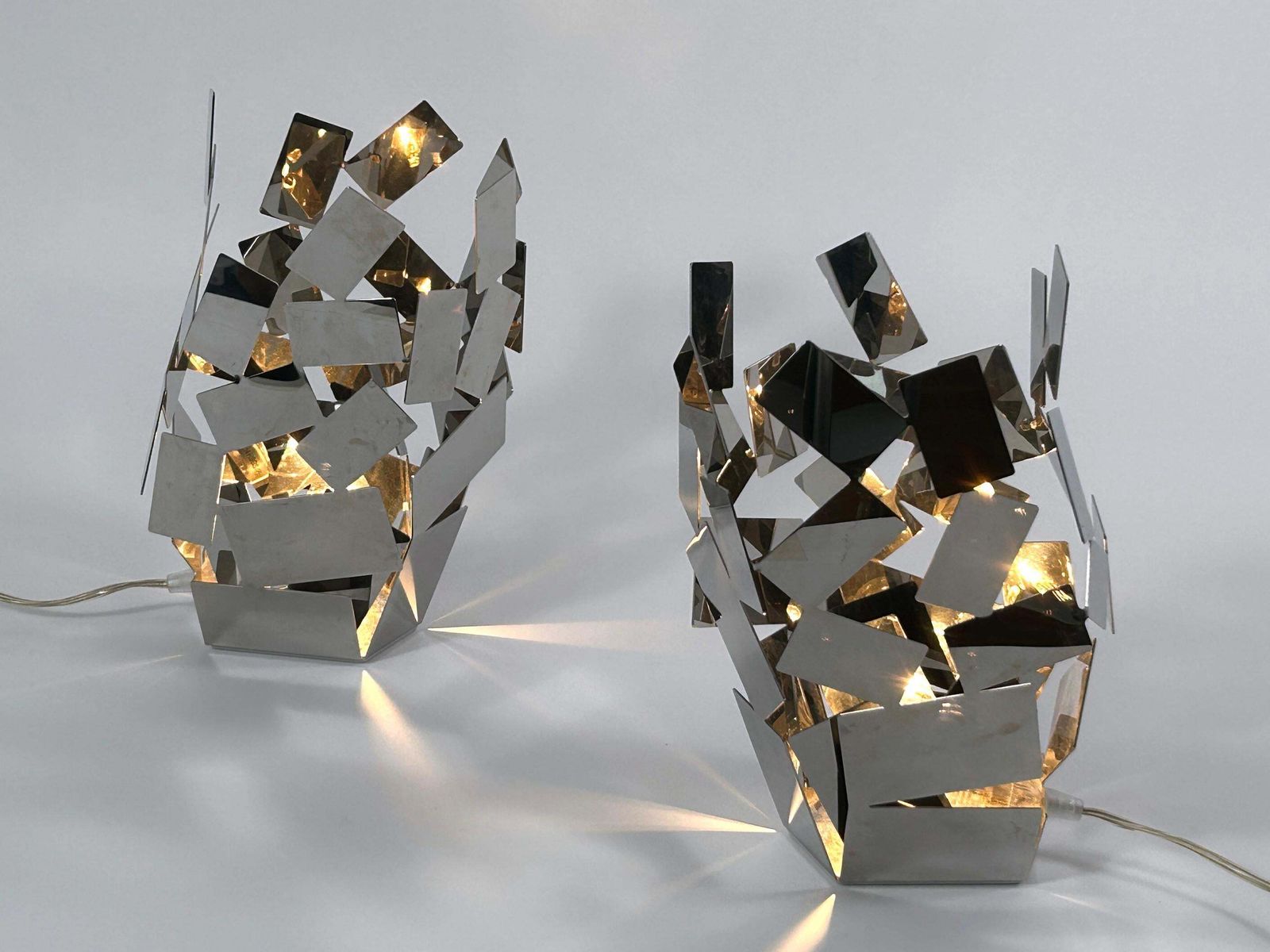 Set Of Two La Stanza Dello Scrocco Table Lamps By Mario Trimarchi For Alessi photo 1775.0