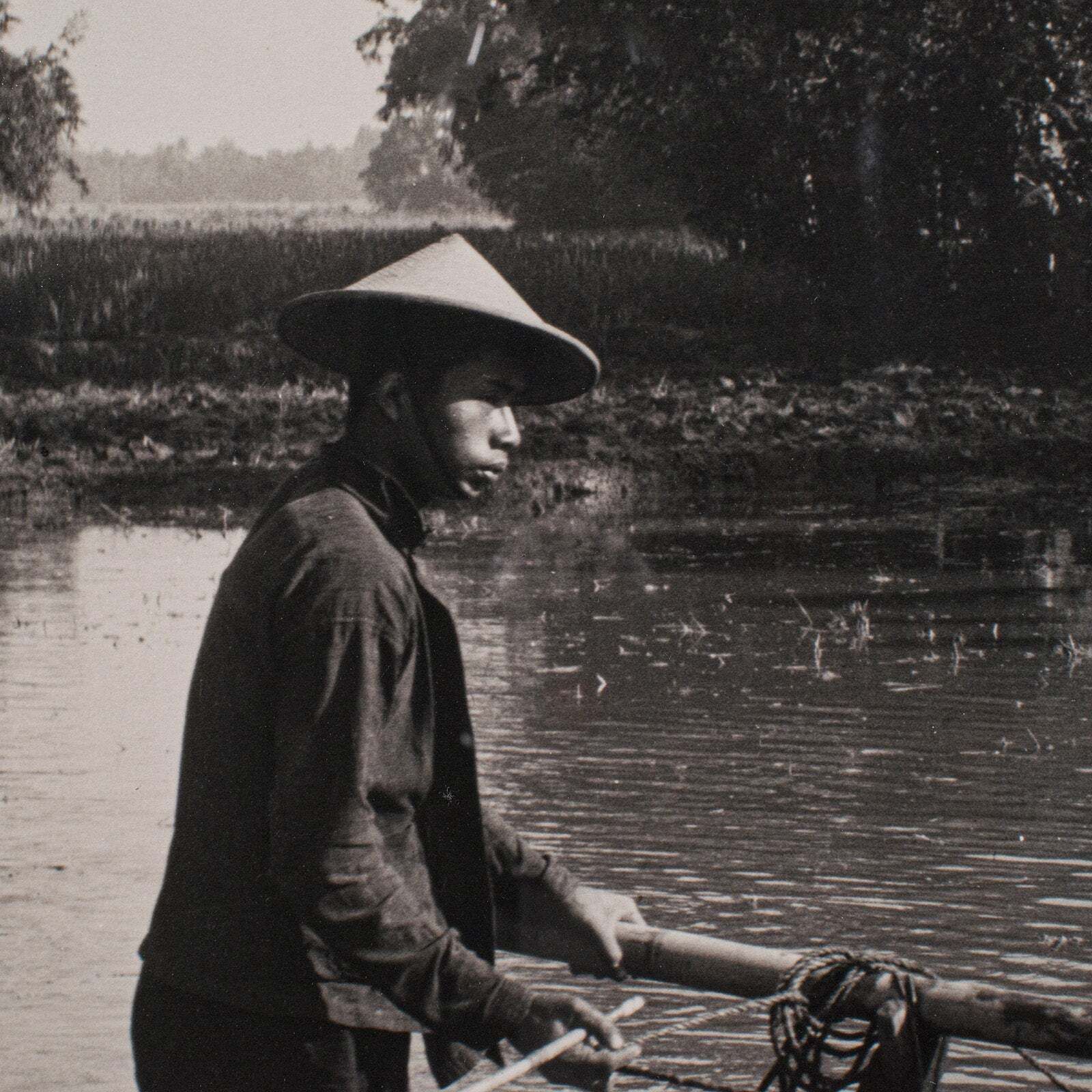 Vintage Photograph, Rural Indonesia, Oriental, Monochrome, Java, Mid Century photo buy