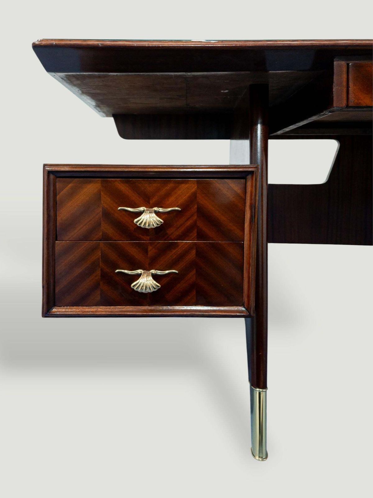 photo furniture Italian Mid Century Executive Desk Designed By Vittorio Dassi, 1950s