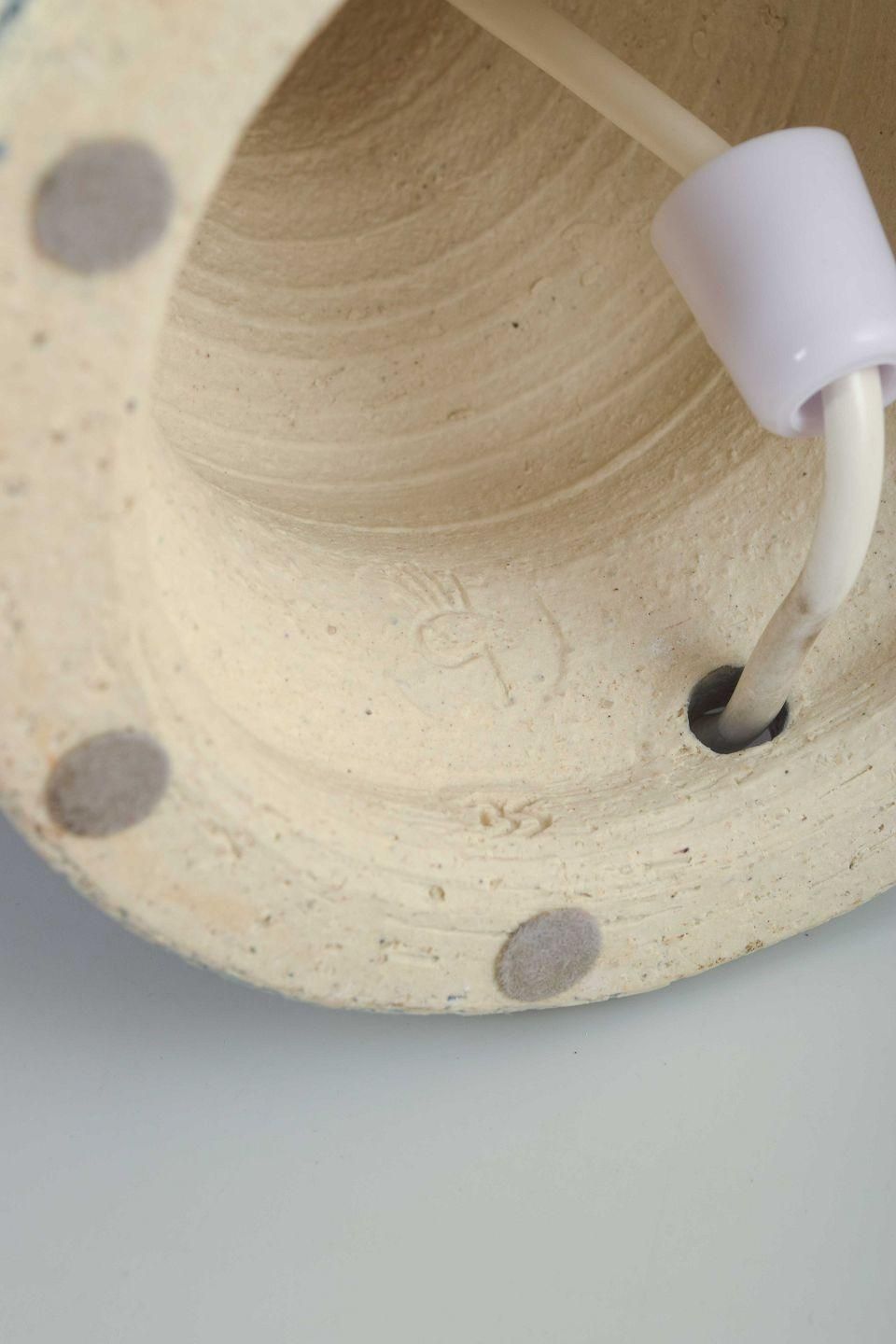 Britt Louise Sundell, Gustavsberg, Sweden. Ceramic Table Lamp, 1960s/70s. photo 389.0