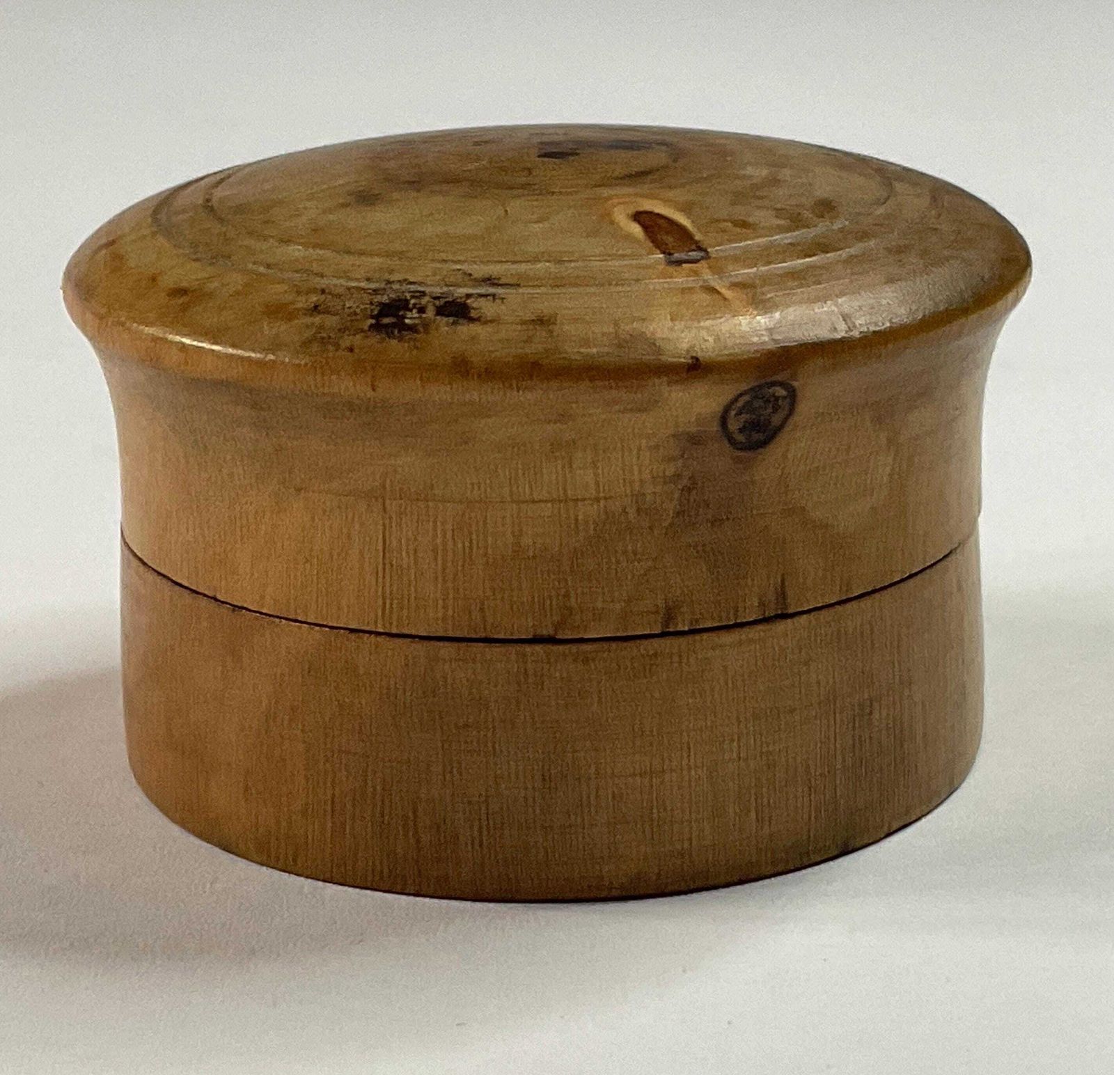 Home Decor Antique Pocket Sundial In Wooden Case   Early 19th Century. photo