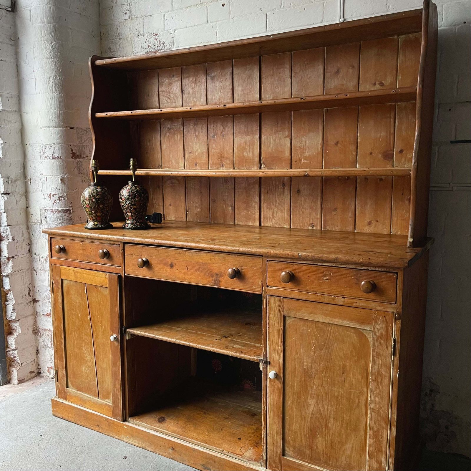 Antique Pine Dresser   #1934, 1800s photo furniture