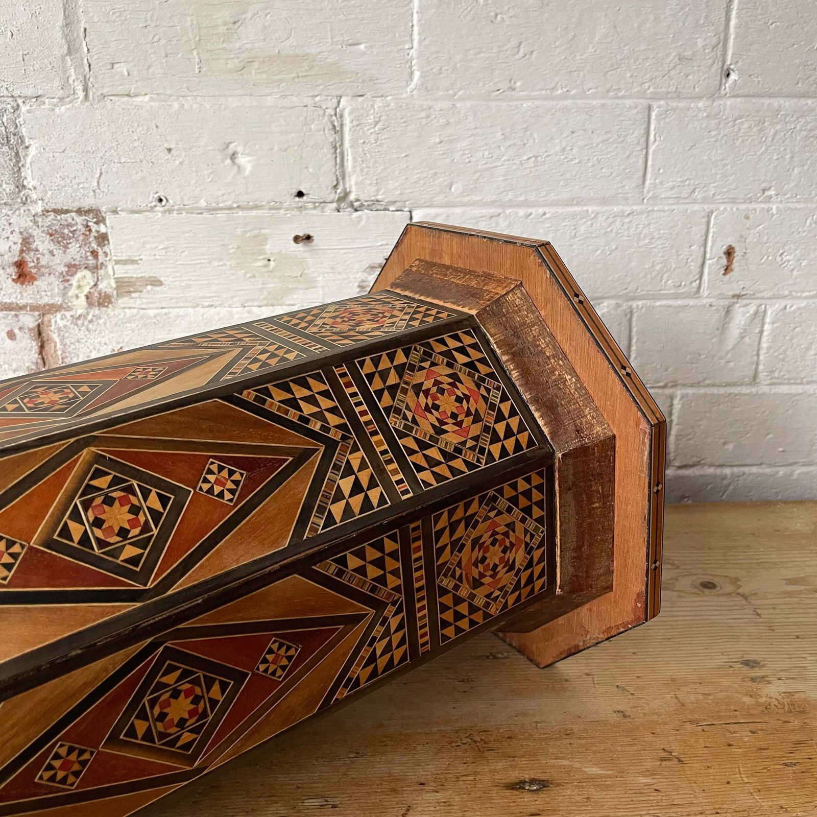 photo furniture Moroccan Inlaid Marquetry Table   Large #1932