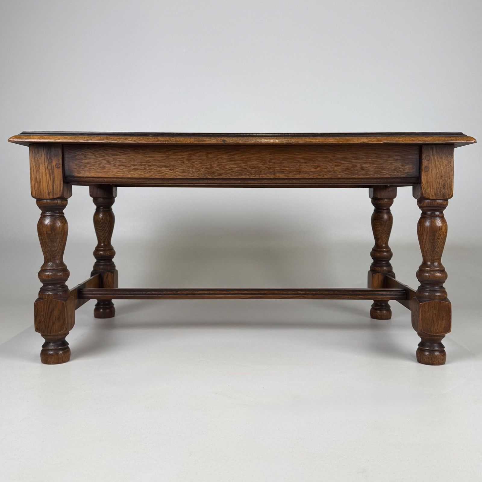 Antique 20th Century Good Quality Coffee Table In Oak