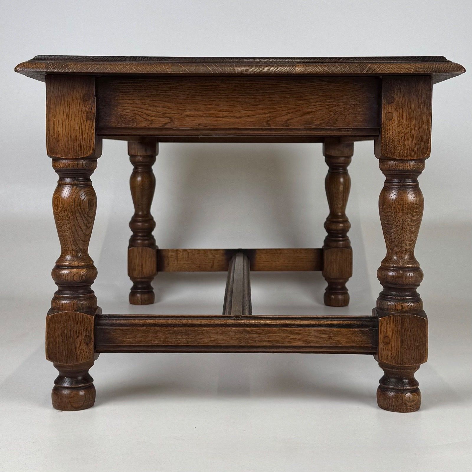 Antique 20th Century Good Quality Coffee Table In Oak photo for sale