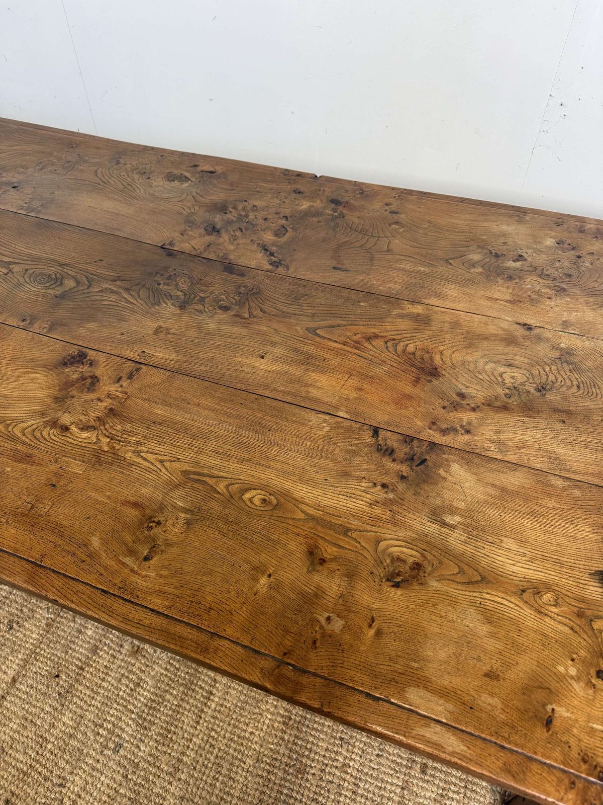 photo for sale Early 20th Century Elm Farmhouse Table