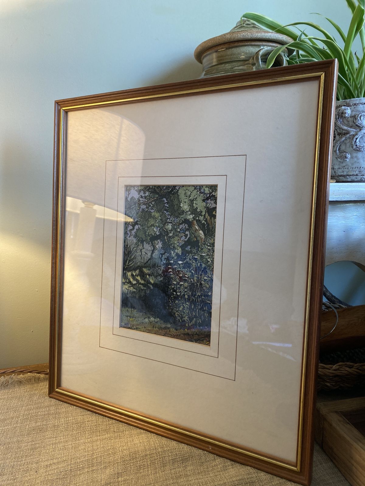 Suffolk Artist   Original Mixed Media Abstract Tree Study. photo Art
