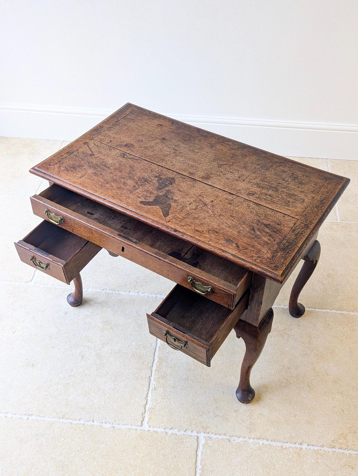 Antique 18th Century Georgian Oak Lowboy C.1750 photo buy