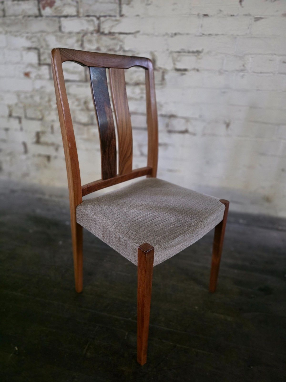 Set Of 4 Mid Century Rosewood Dining Chairs Troeds photo vintage