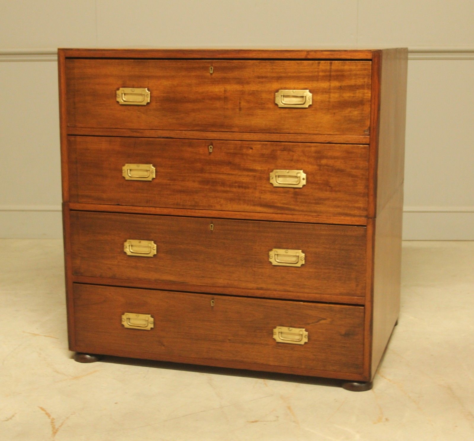 An Early 20th Century Mahogany Campaign Chest photo buy
