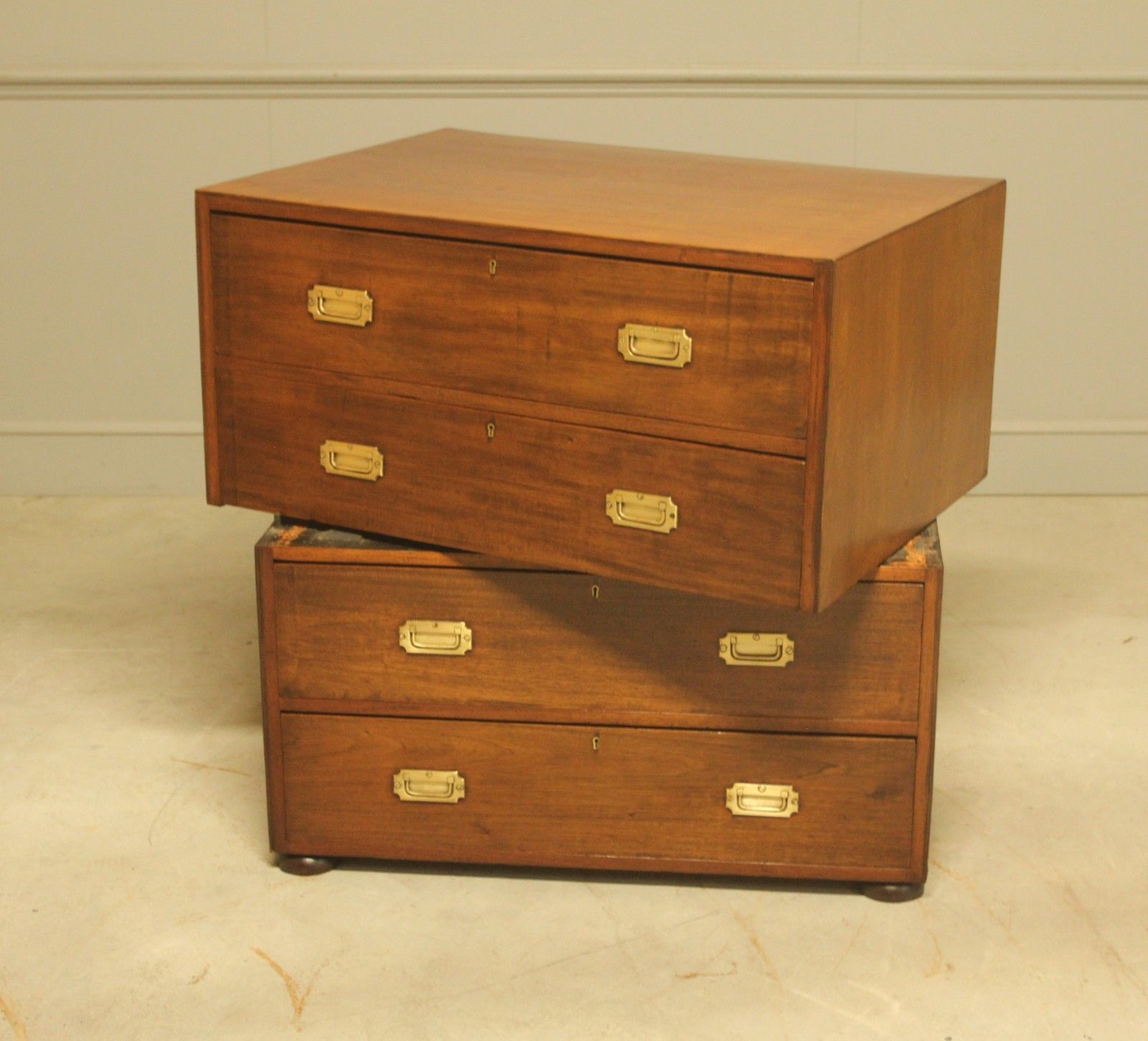 photo furniture An Early 20th Century Mahogany Campaign Chest