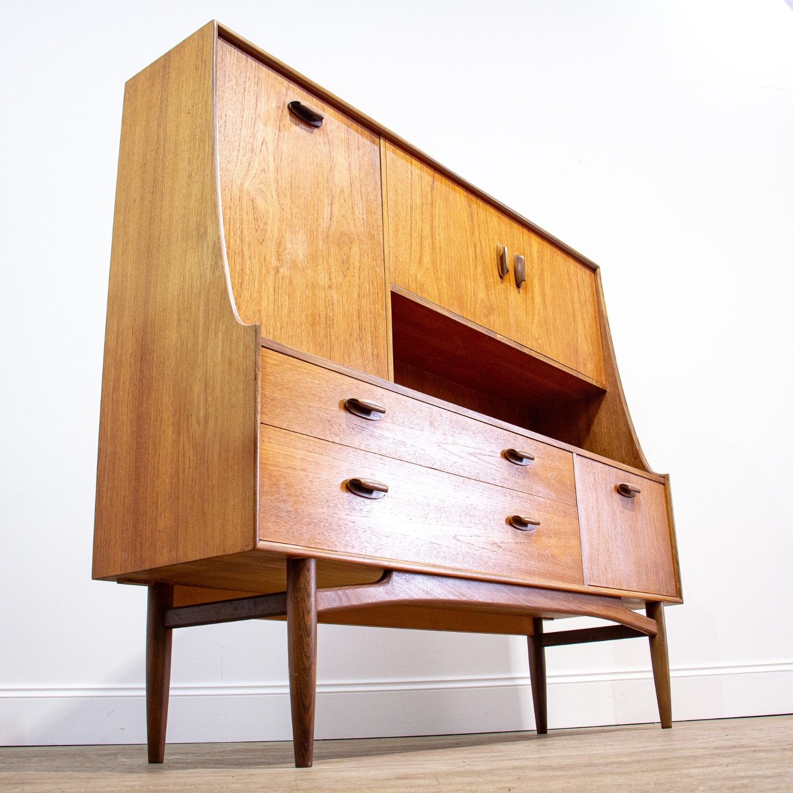 850.0 G Plan E Gomme 1960s Teak High Sideboard photo