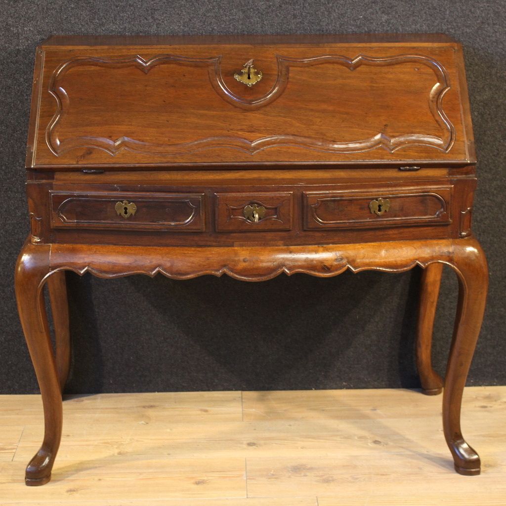 Antique Spanish Bureau From The Mid 19th Century photo furniture