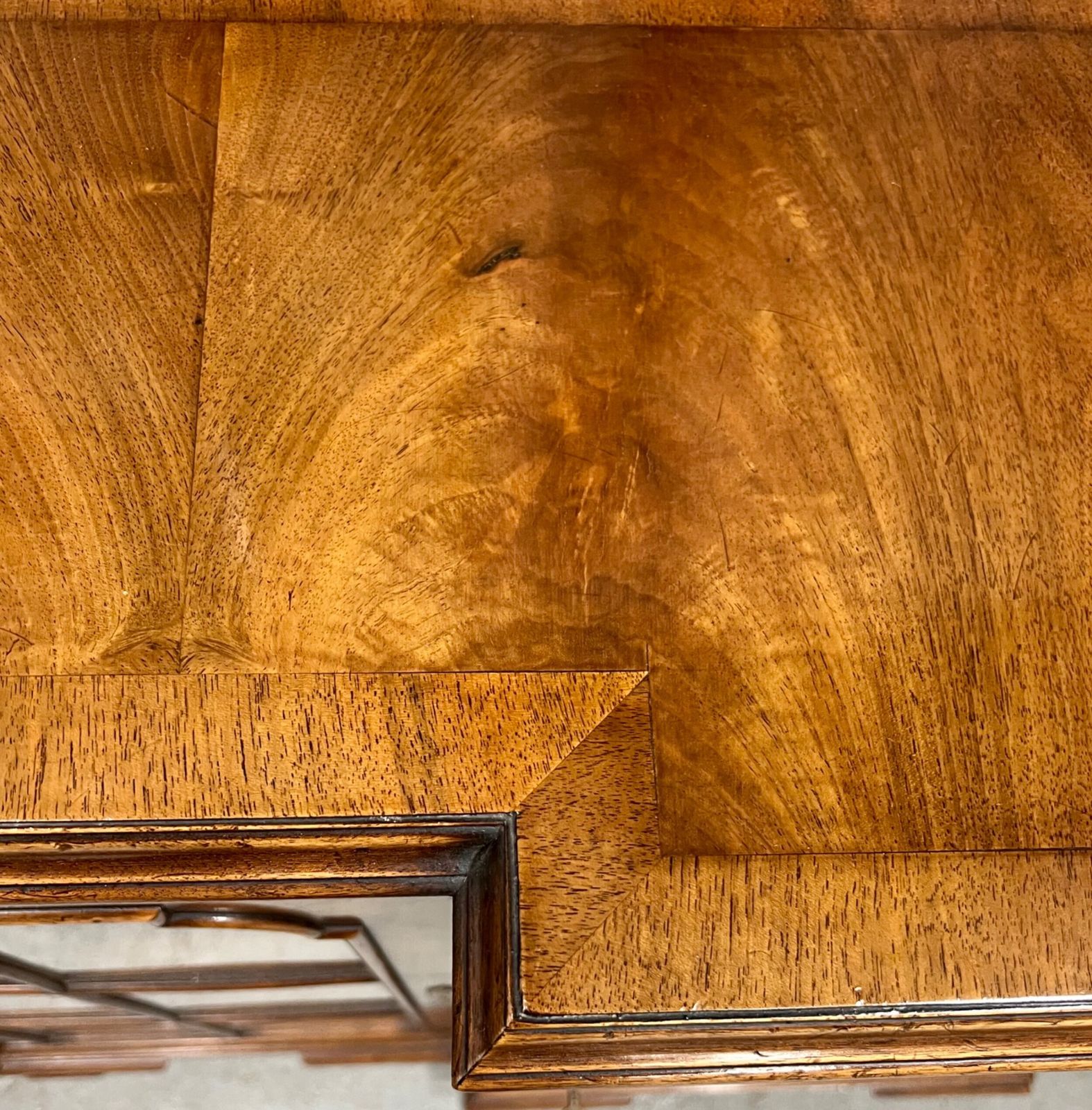 photo furniture Good Quality Queen Anne Style Dwarf Walnut Bookcase