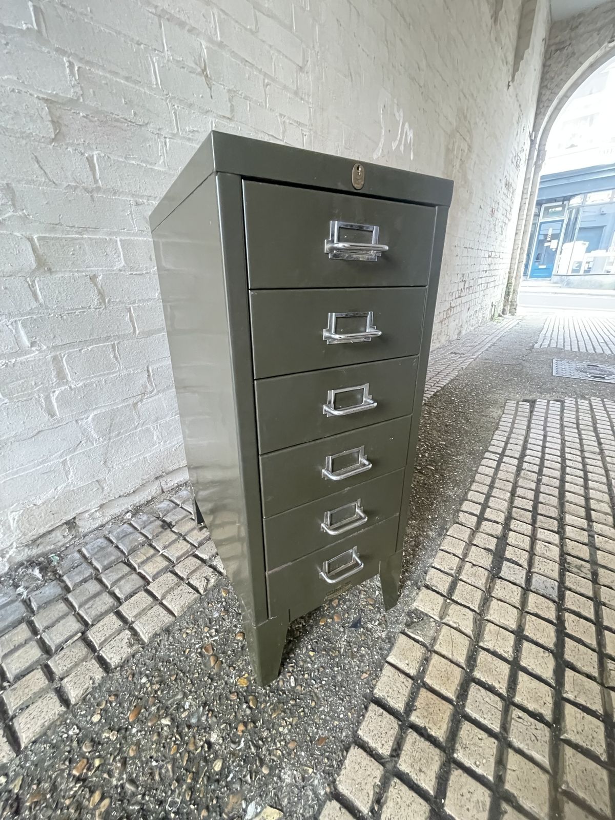 photo furniture 1950s Filing / Engineers Cabinet By Hunts Of Oxford