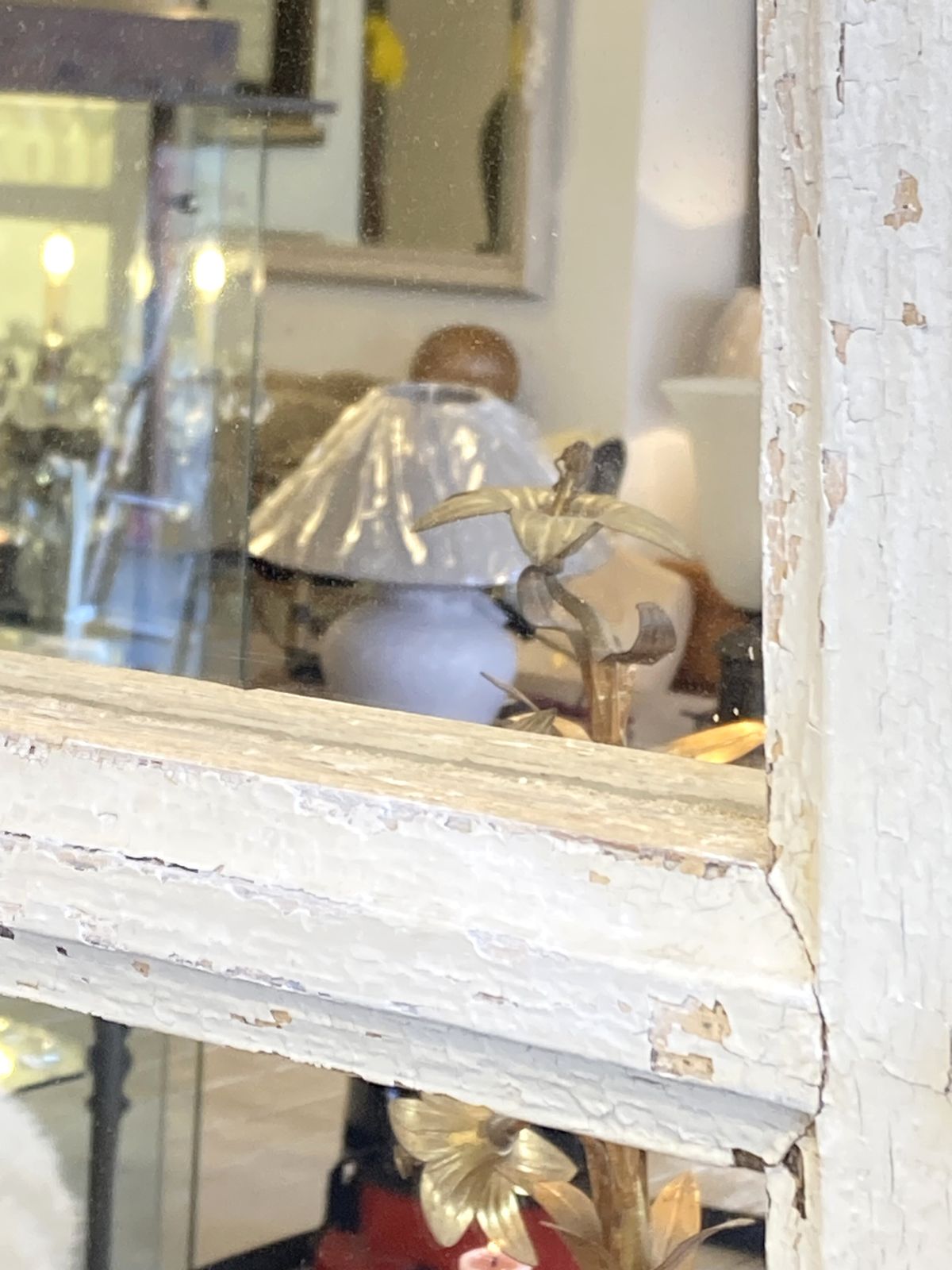 Pair Of Large Antique Mirrored Doors photo for sale