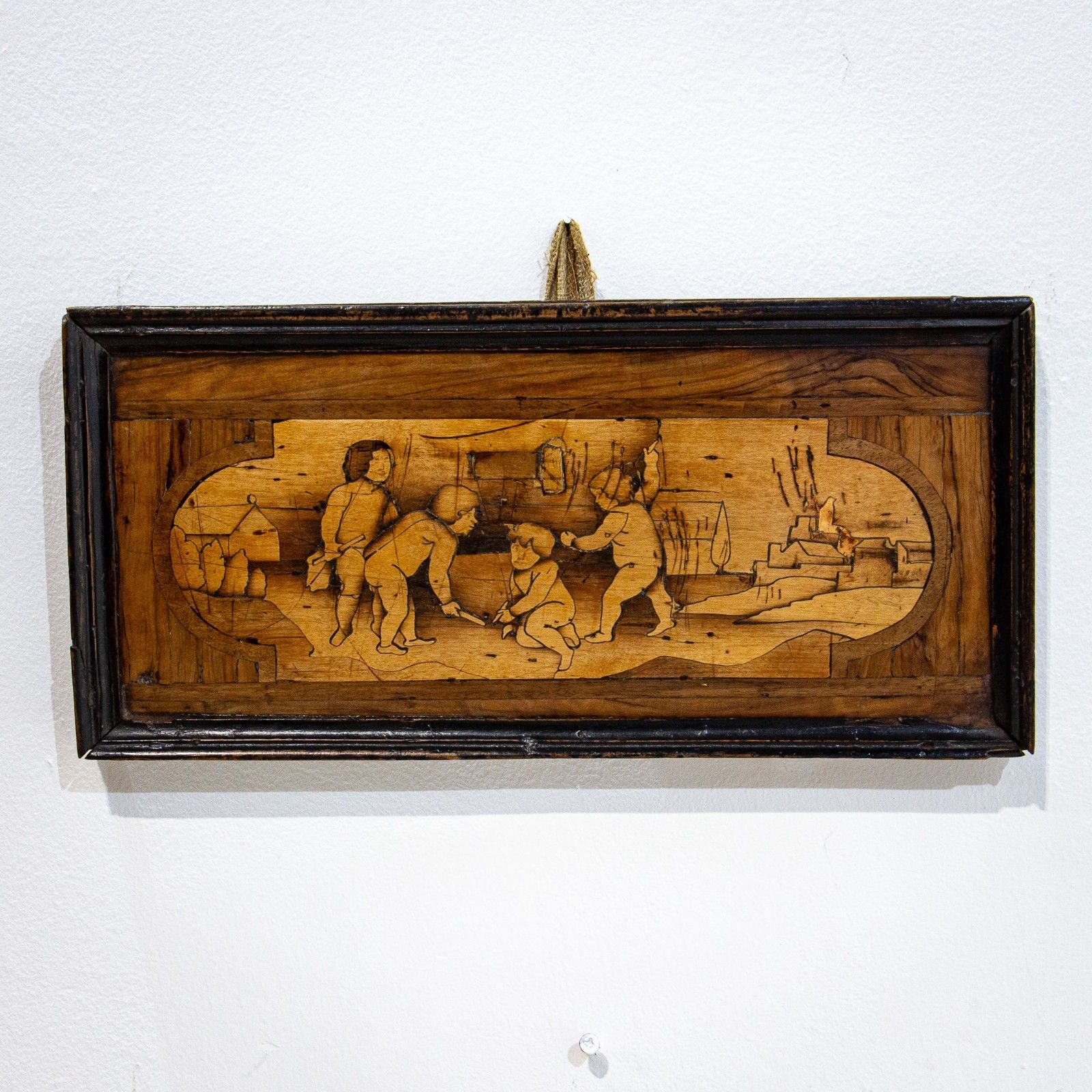 Pair Of 17th Century Italian Marquetry Panels photo for sale
