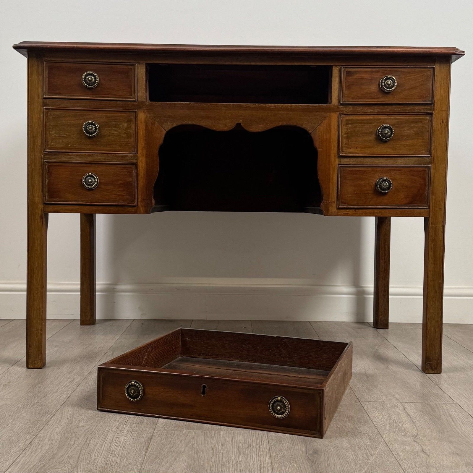 photo for sale Antique 20th Century Writing Table In Mahogany