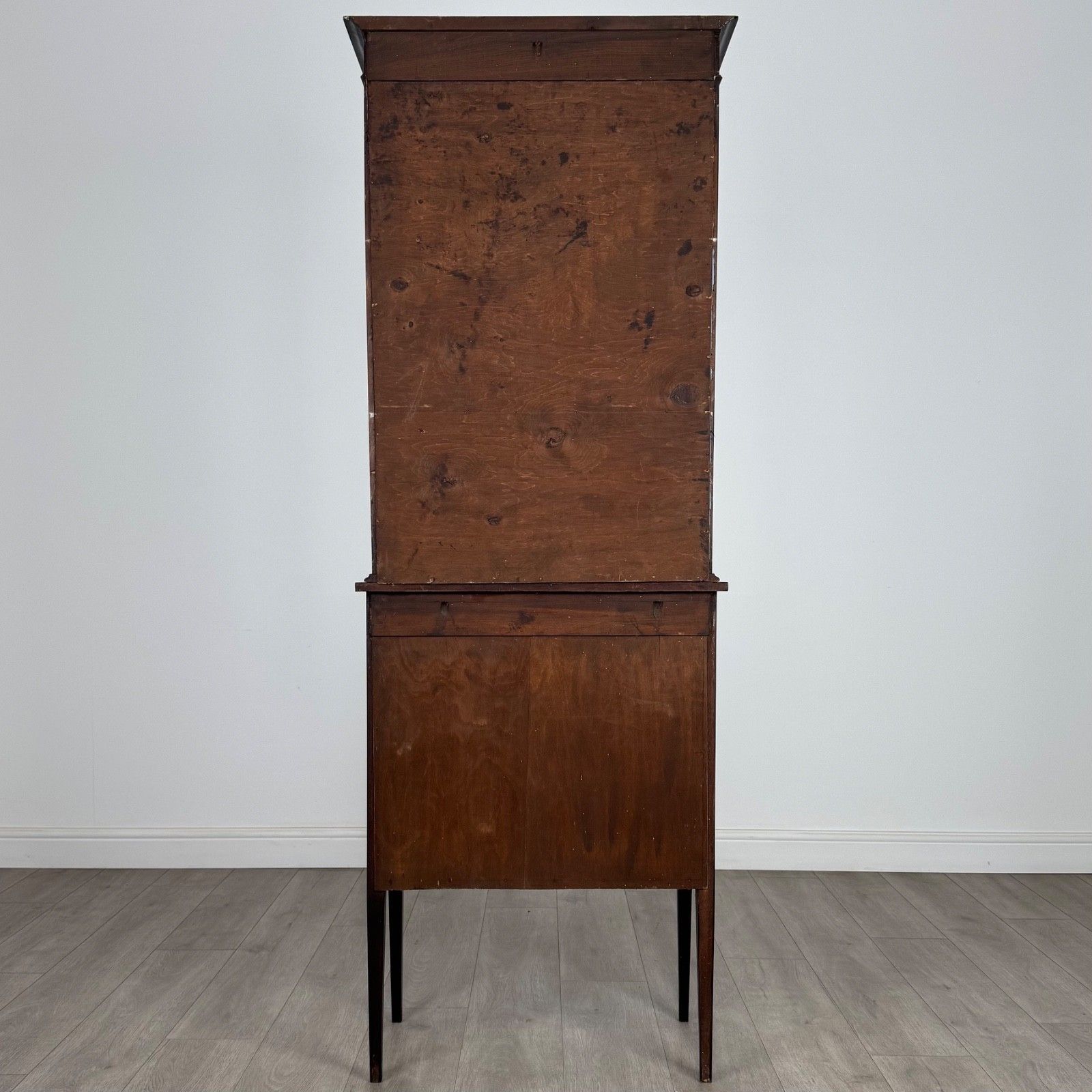 Antique 20th Century Unique Display Cabinet In Mahogany photo vinterior