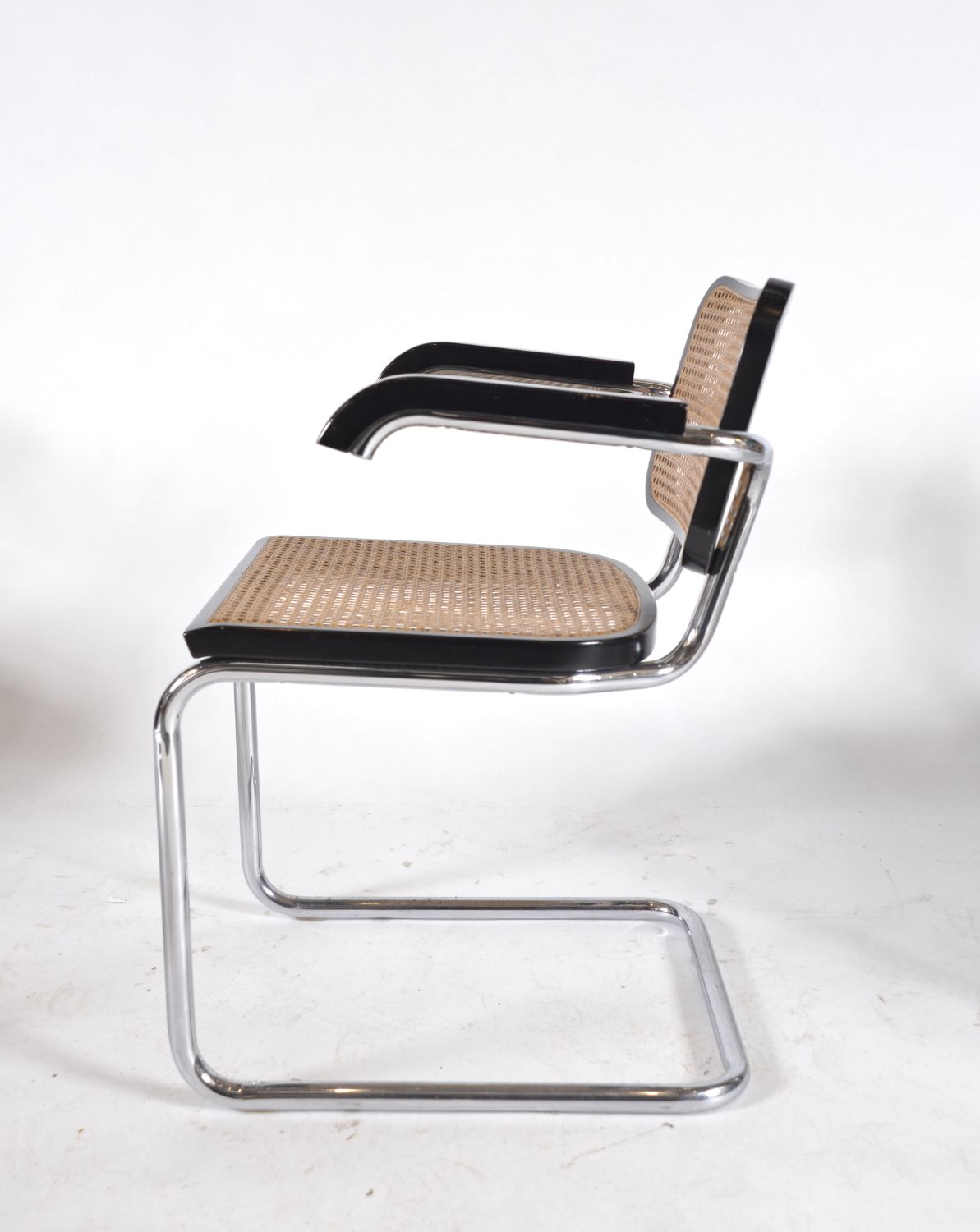 Furniture Set Of 8 Marcel Breuer Cesca Dining Chairs Model B64 Italian 1970s photo