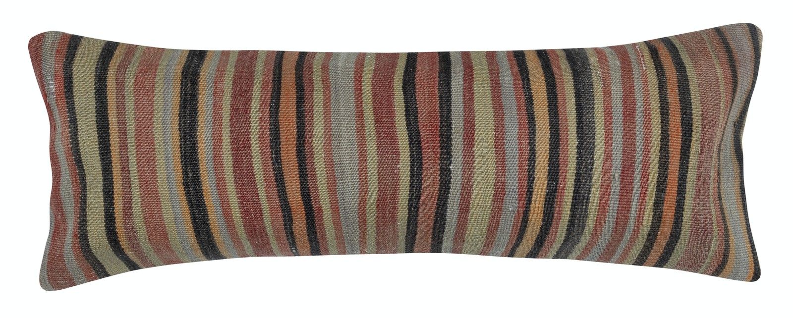 12"X33" Set Of 2 Handwoven Lumbar Pillow Covers. Turkish Kilim Cushion Covers photo furniture