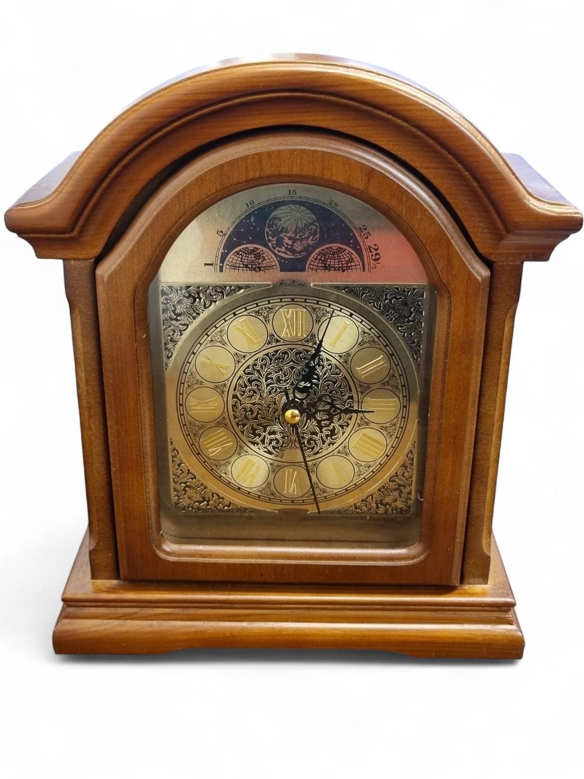 Vintage Acctim Wooden Radio Controlled Westminster Chime Mantle Clock photo vintage